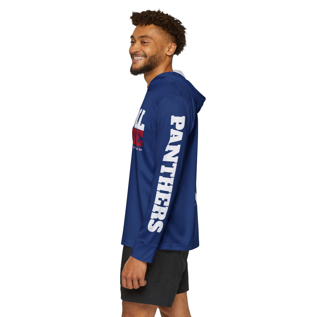 Panther Pride Football Warmup Hoodie (AOP) - Royal