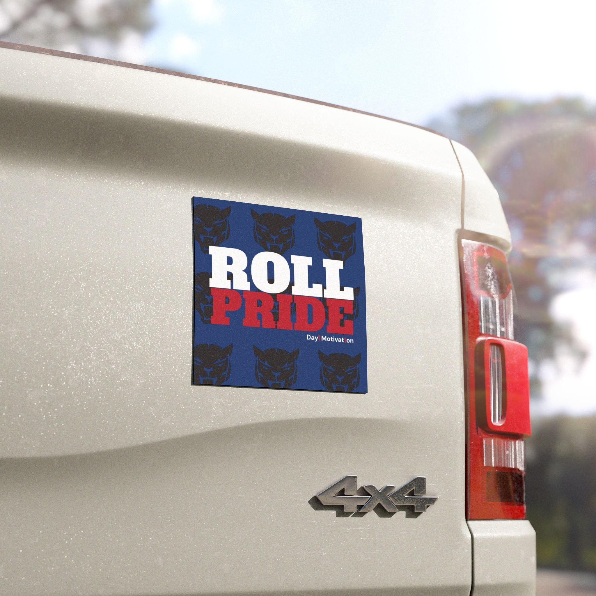 Roll Pride Car Magnet — Panther Spirit Automotive Decal