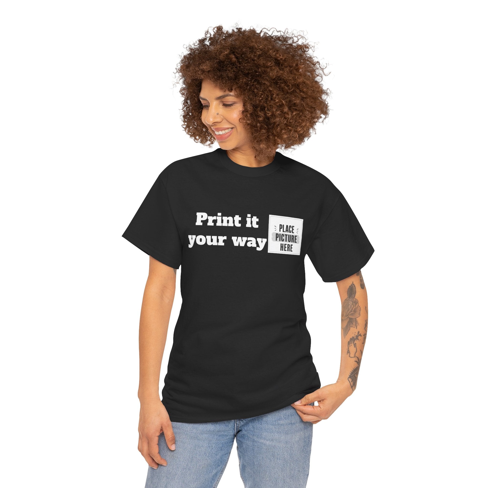 Personalized Graphic Tee for School, Team & Club — "Designed by You" Unisex T-Shirt