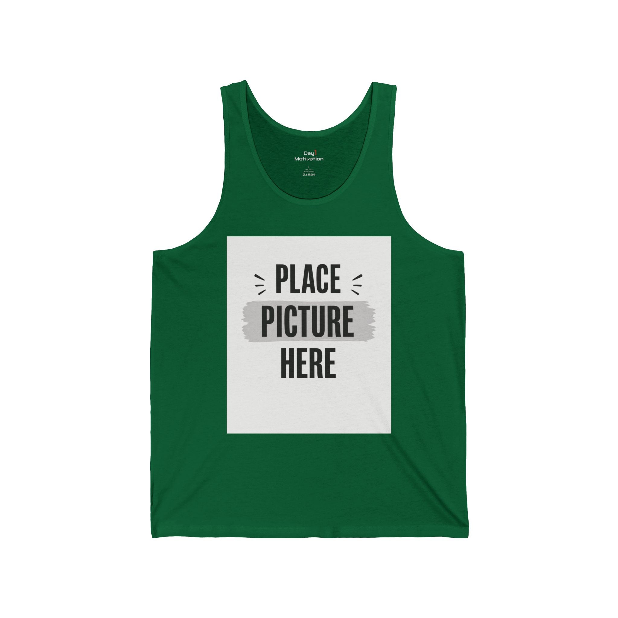 Custom Minimal Workout & Daily Grind Tee (image) — "Designed by You" Tank Top