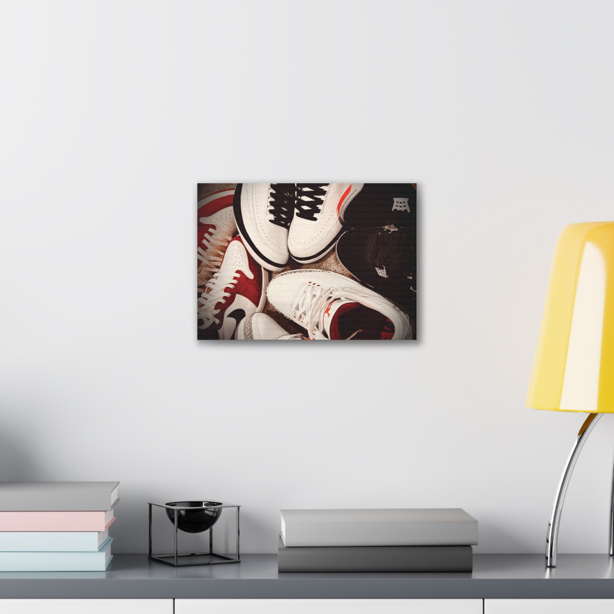 Sneaker Canvas Wall Art - Stretched 0.75" Shoe Print