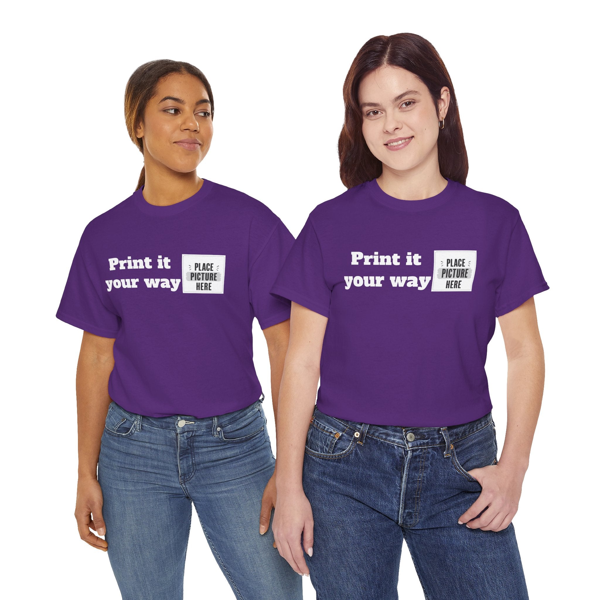 Personalized Graphic Tee for School, Team & Club — "Designed by You" Unisex T-Shirt
