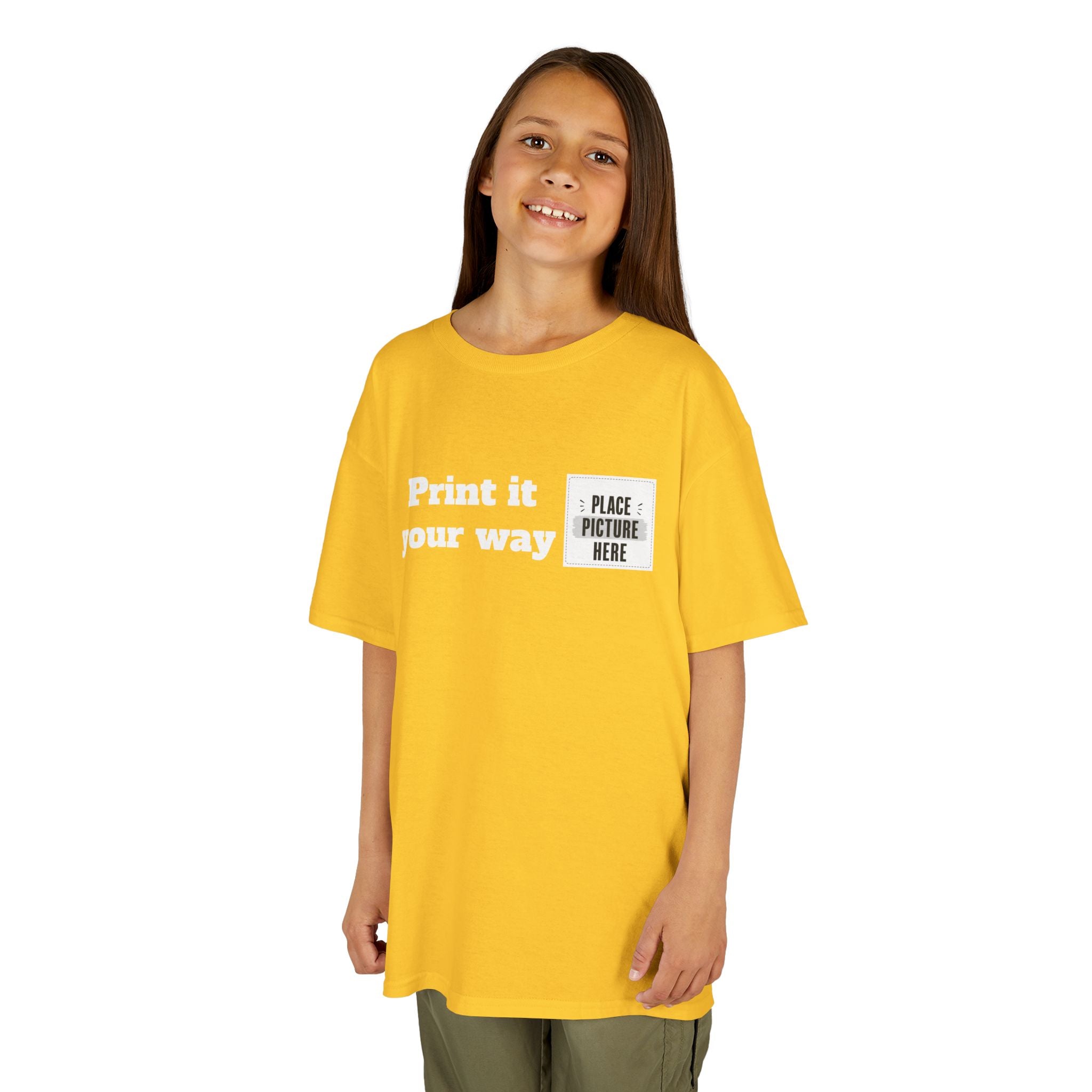 Personalized Tee for Birthdays, Team & School — "Designed by  You" Customizable Kids T-Shirt