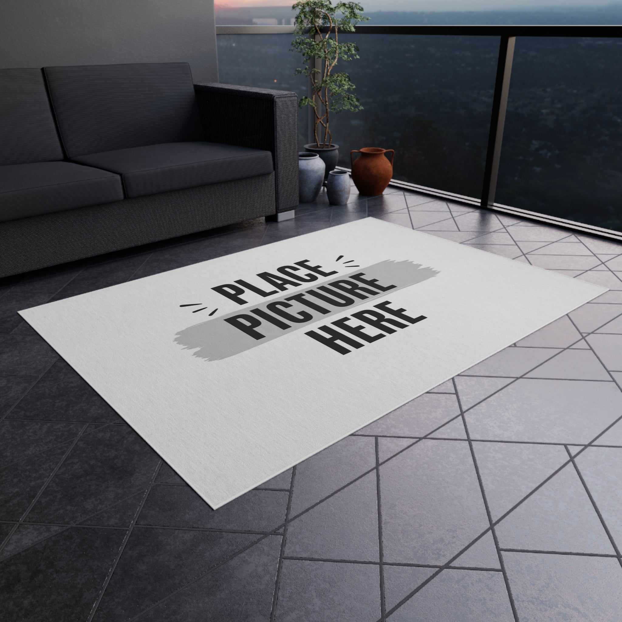 Custom Picture Print Doormat for Patio, Porch & Garden