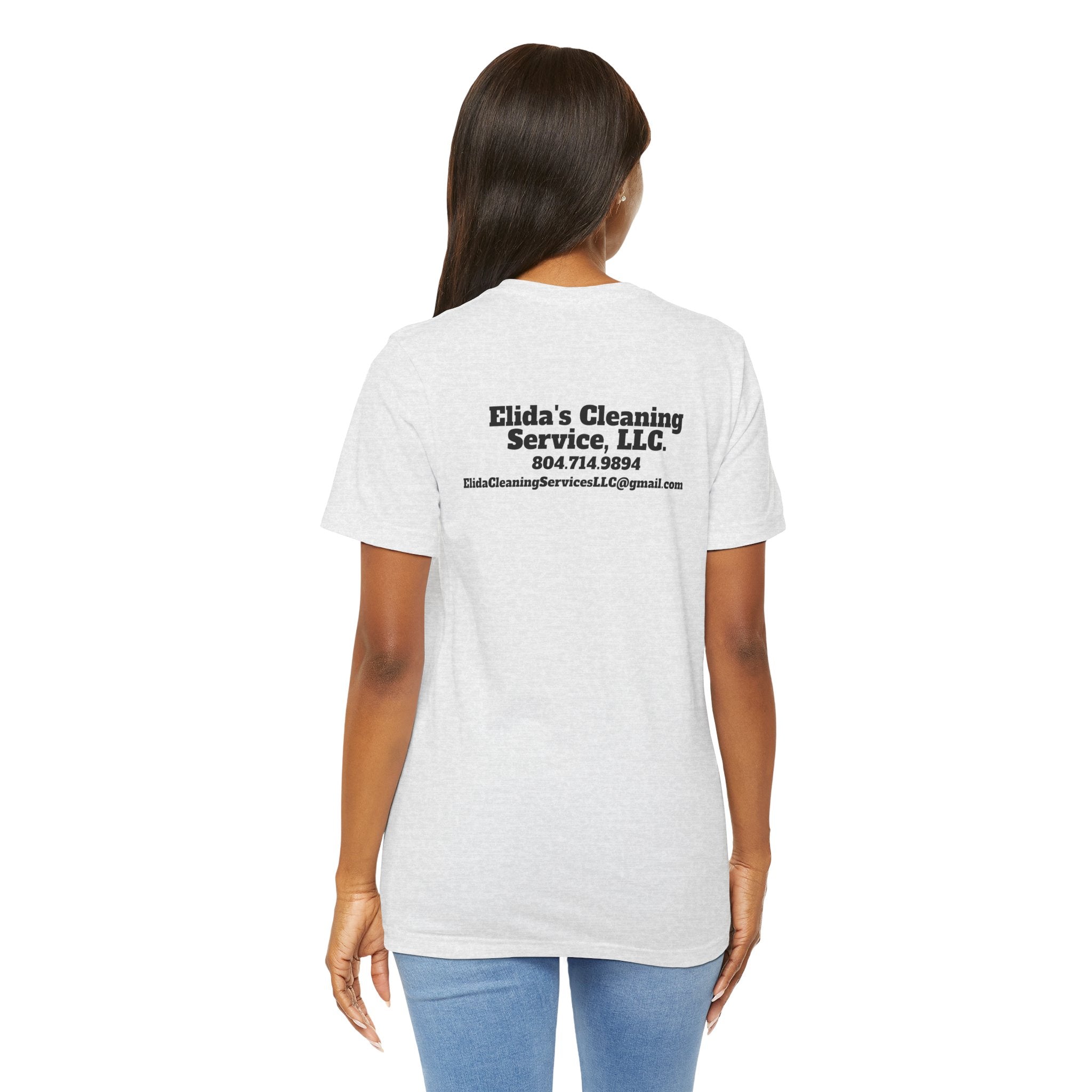 Elida's Cleaning Service Logo Tee — Staff Uniform T-Shirt