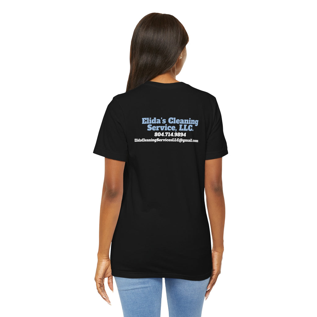 Elida's Cleaning Service Logo Tee — Staff Uniform T-Shirt