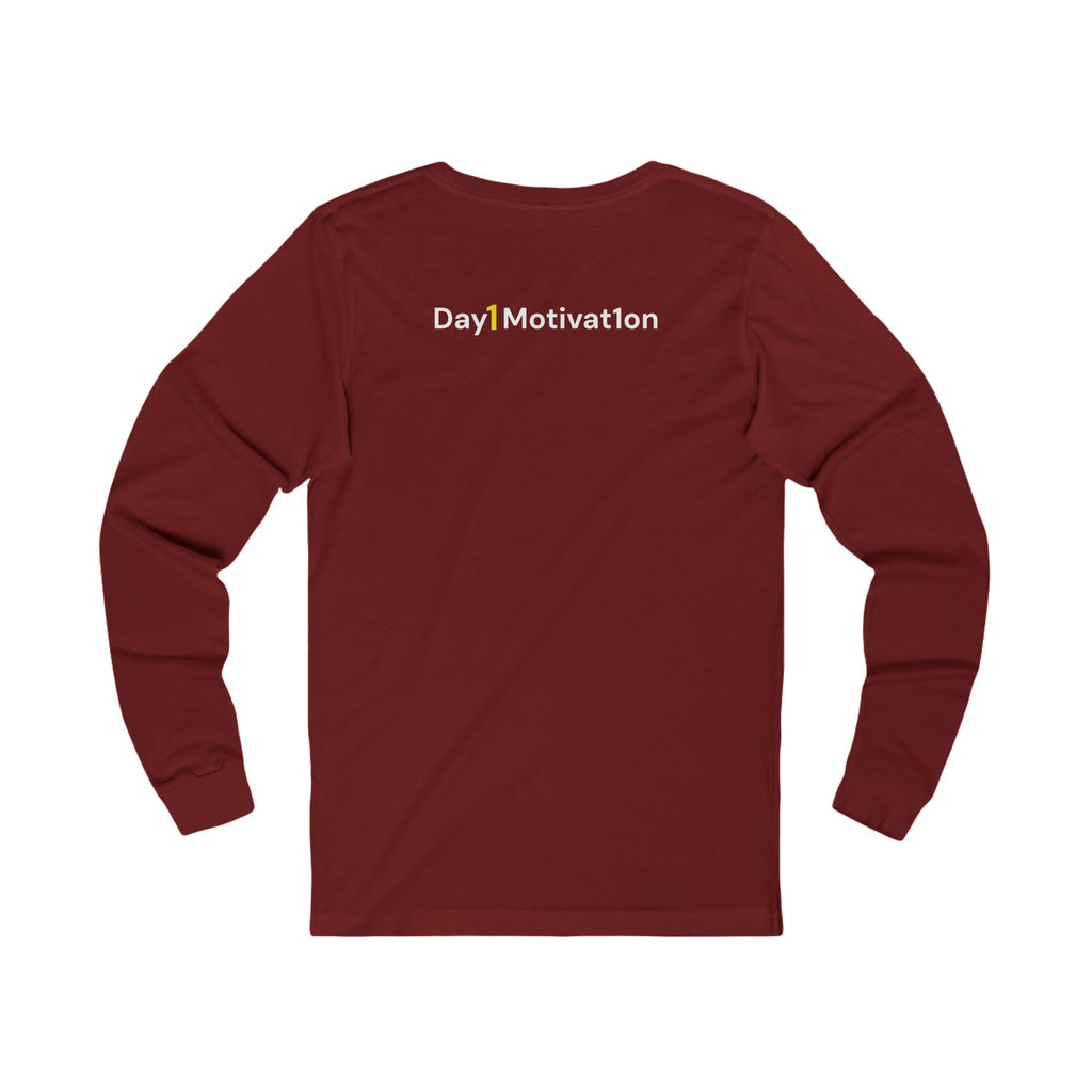 "I'm What Goals Looks Like" Long Sleeve Tee — Motivational Fitness Shirt