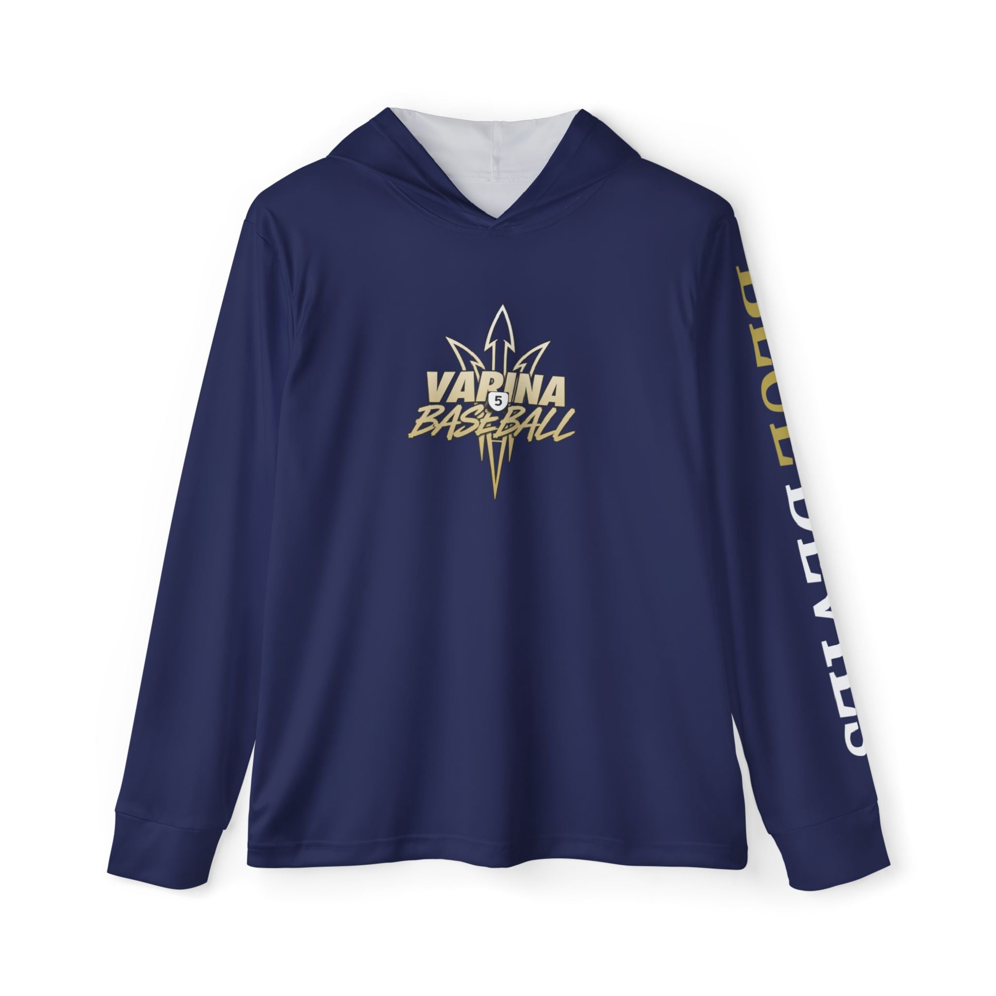Varina Route 5 Baseball Warmup Hoodie (AOP) - Navy