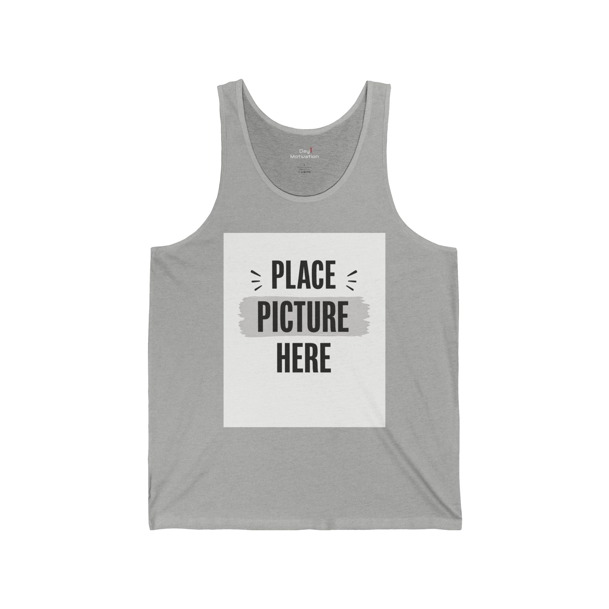 Custom Minimal Workout & Daily Grind Tee (image) — "Designed by You" Tank Top