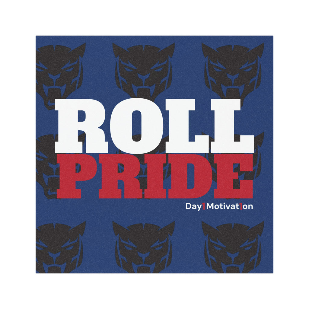 Roll Pride Car Magnet — Panther Spirit Automotive Decal