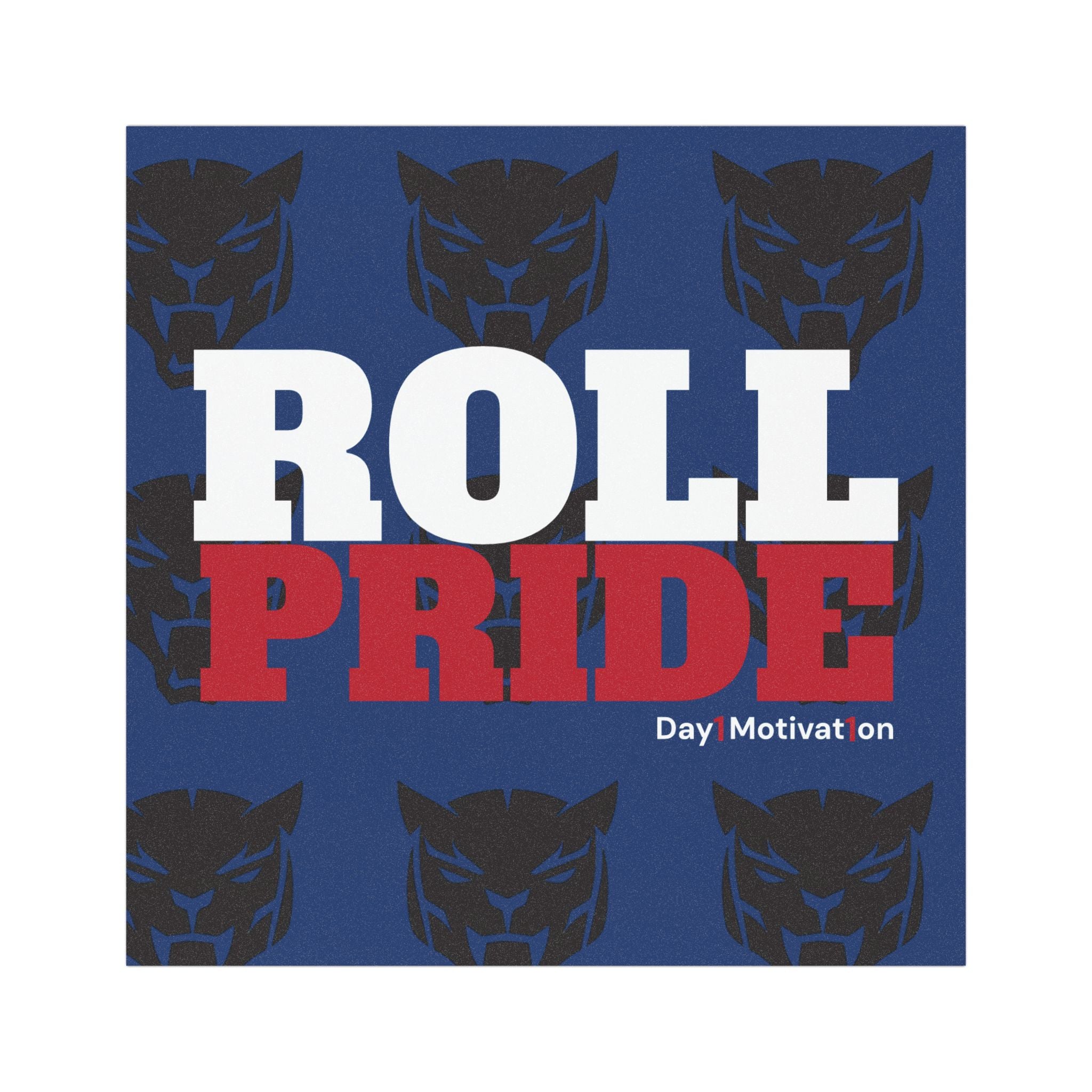 Roll Pride Car Magnet — Panther Spirit Automotive Decal