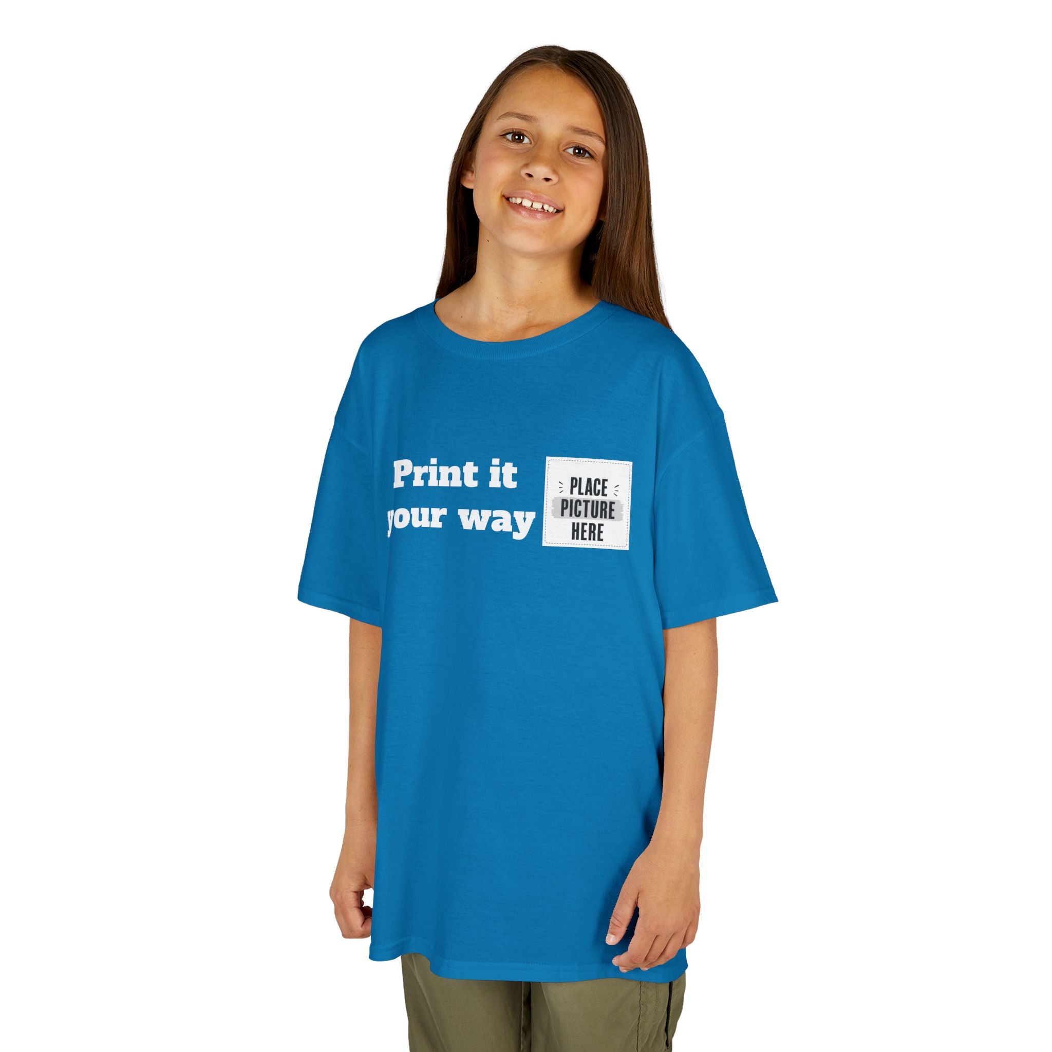 Personalized Tee for Birthdays, Team & School — "Designed by  You" Customizable Kids T-Shirt