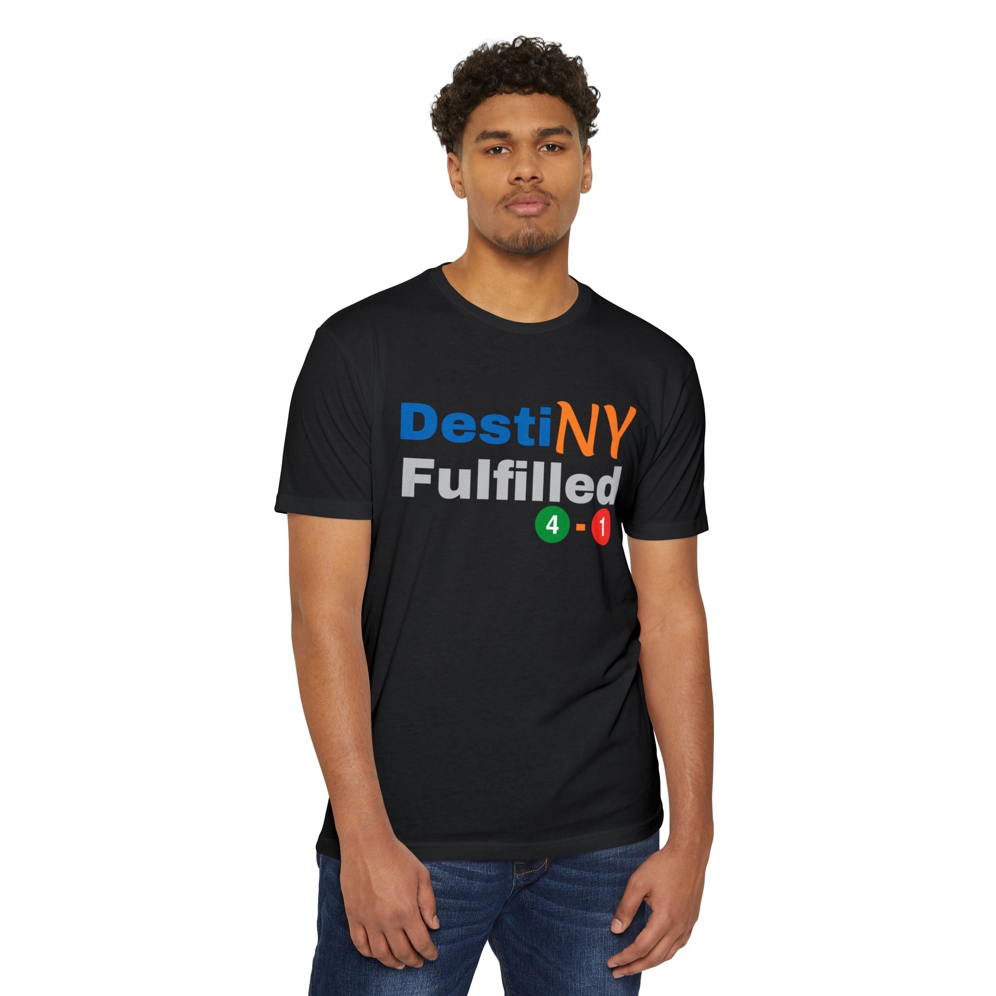 "DestiNY Fulfilled" Unisex Tee — 53 Years in the Making (New York Championship)