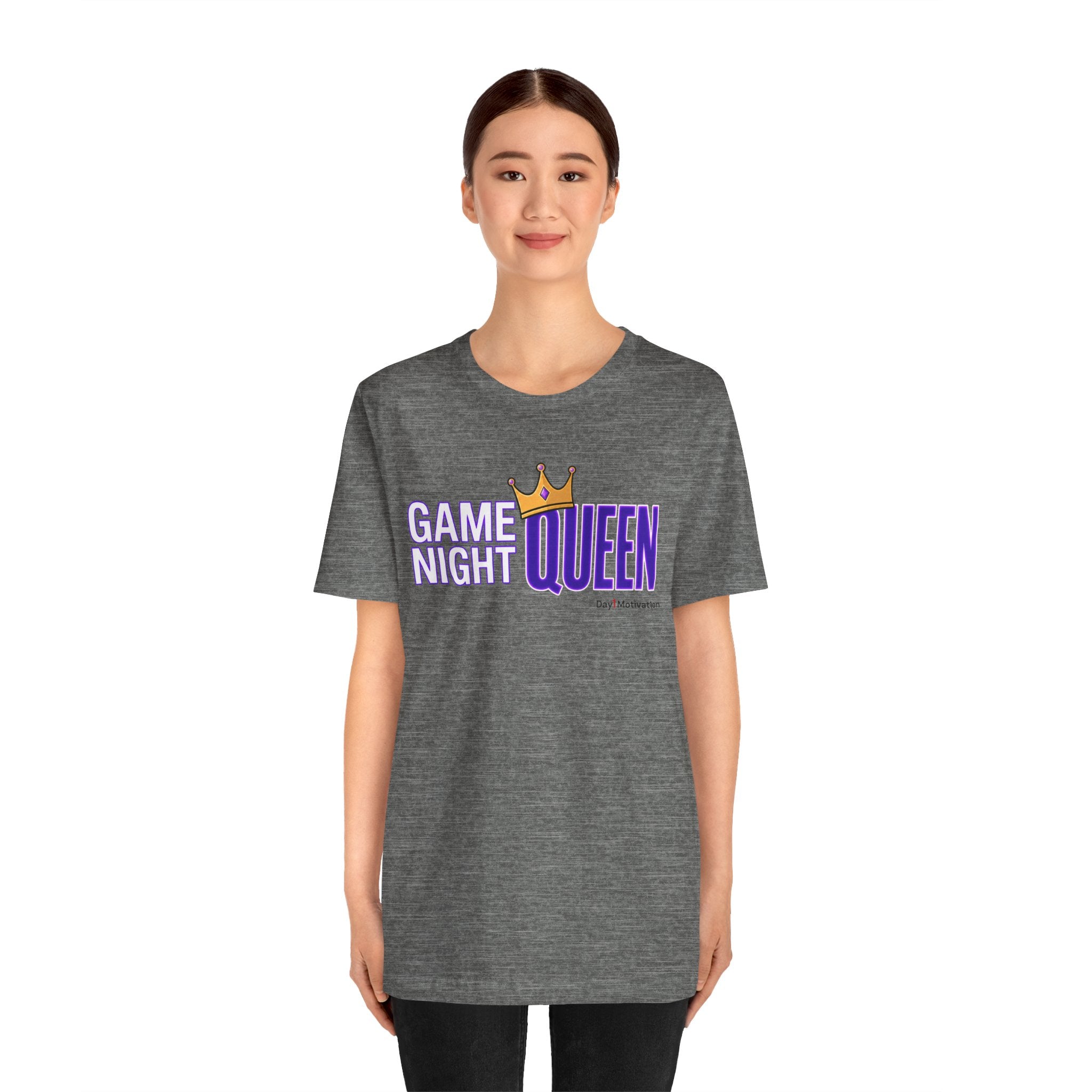 Game Night Queen T-Shirt — Graphic Tee for Game Nights & Parties