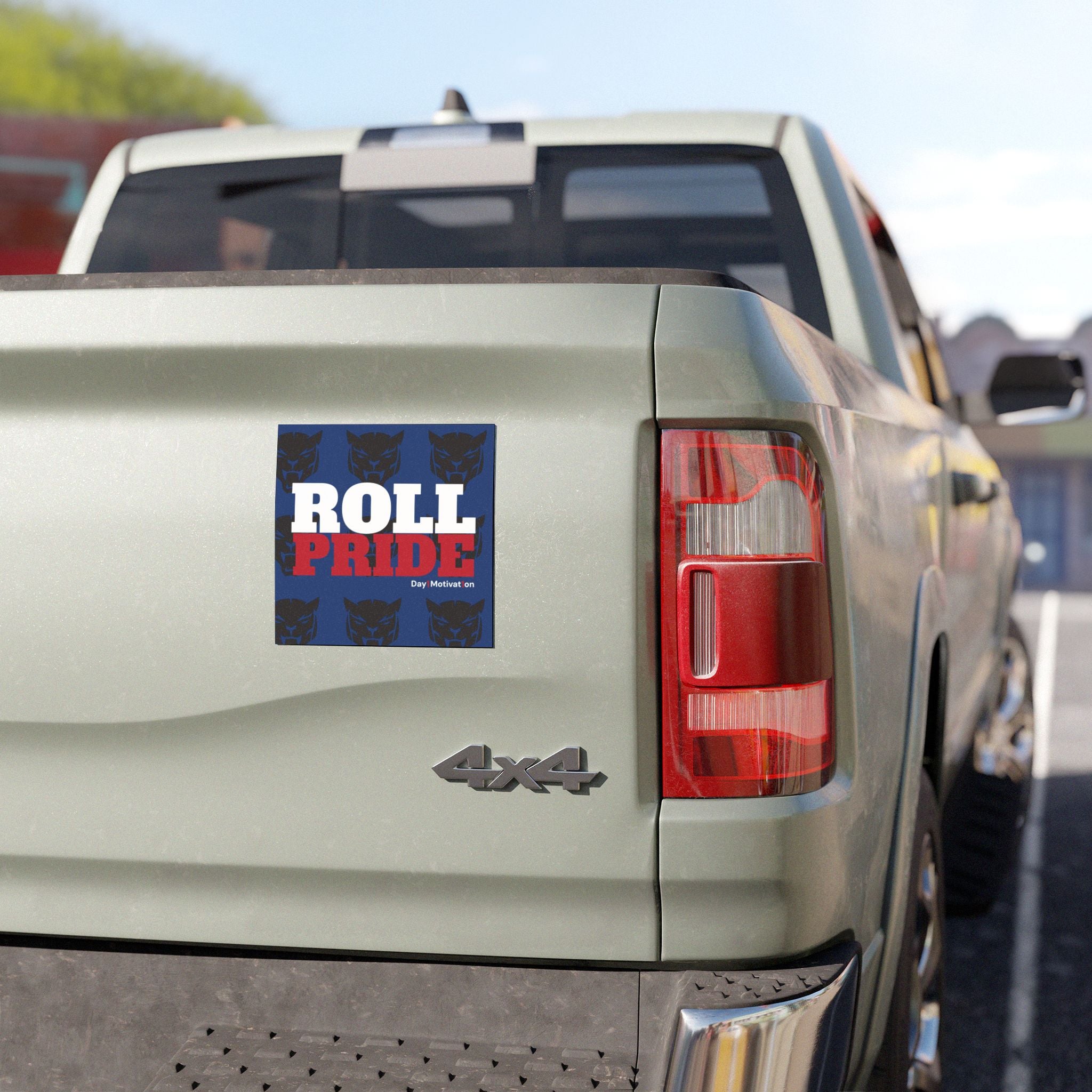 Roll Pride Car Magnet — Panther Spirit Automotive Decal