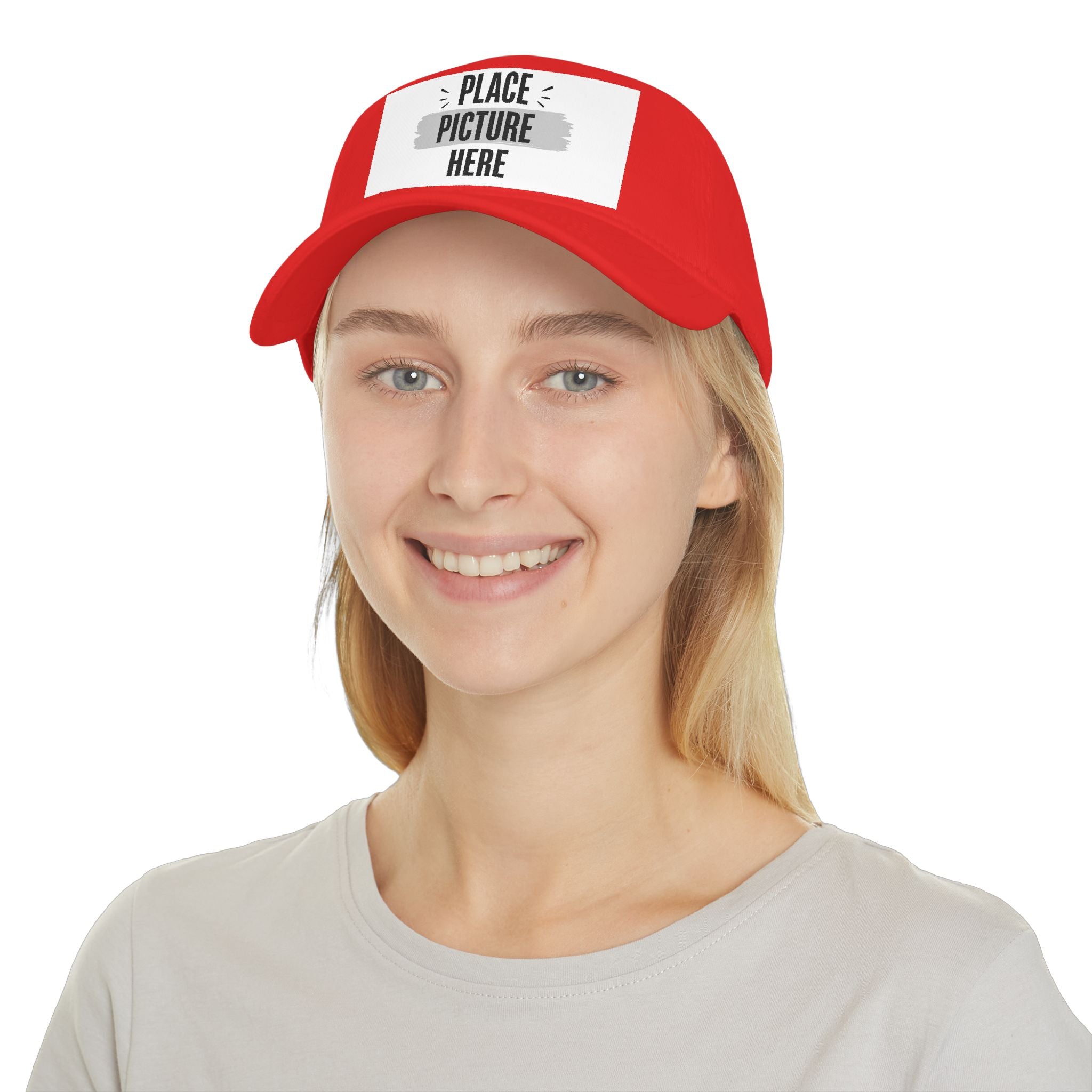 Custom Embroidered Baseball Cap(image)  — "Designed by You" Low-Profile Hat