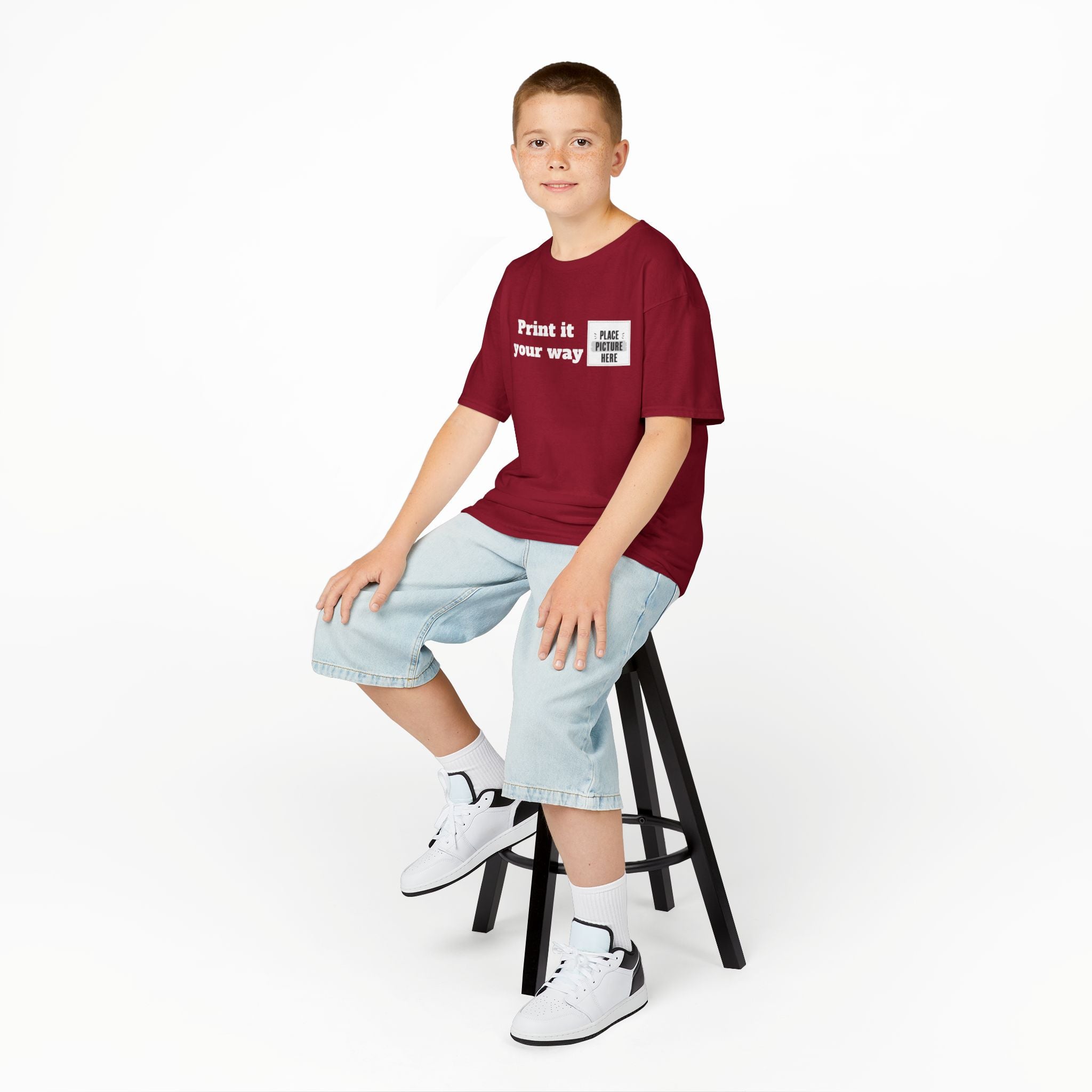 Personalized Tee for Birthdays, Team & School — "Designed by  You" Customizable Kids T-Shirt