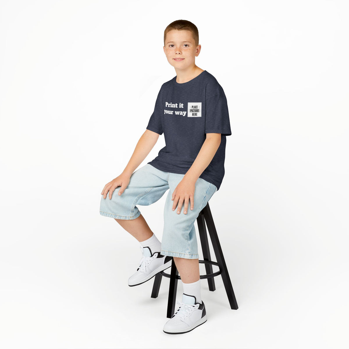 Personalized Tee for Birthdays, Team & School — "Designed by  You" Customizable Kids T-Shirt