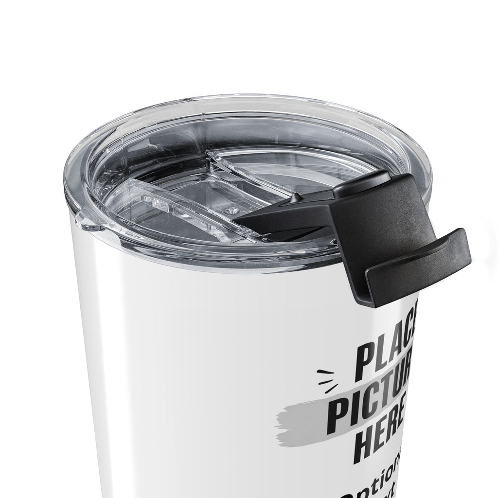 20oz Personalized Photo Tumbler — Customizable Travel Cup with Optional Text