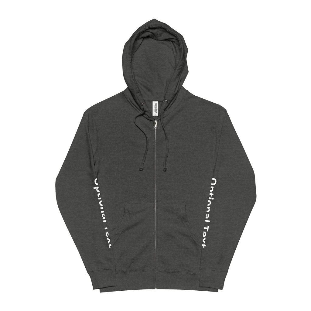 "Designed by You"  — Zip-Up Hoodie Graphic Fleece Zip Hoodie
