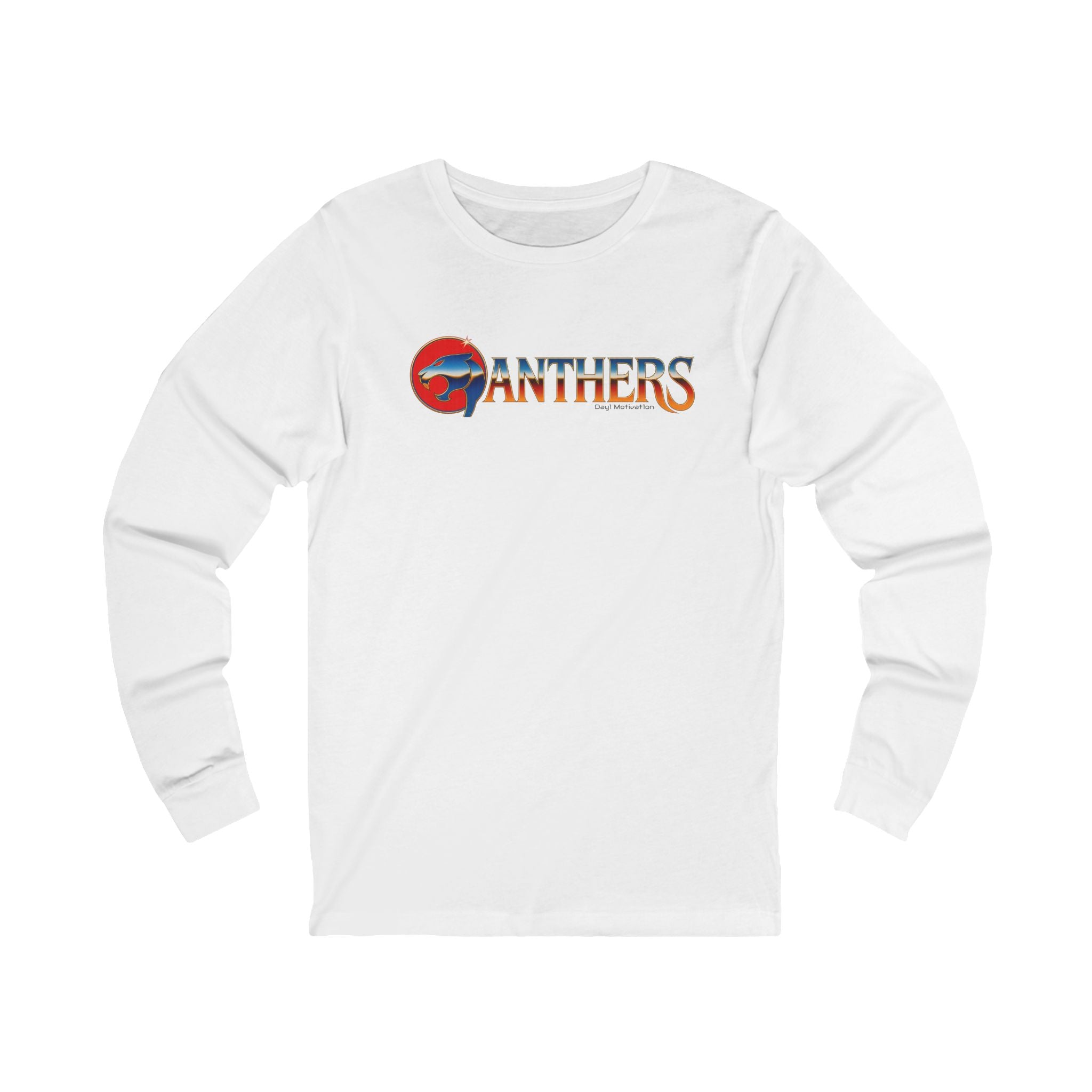 Panther Logo Long Sleeve Tee — Vintage Sport Team Shirt