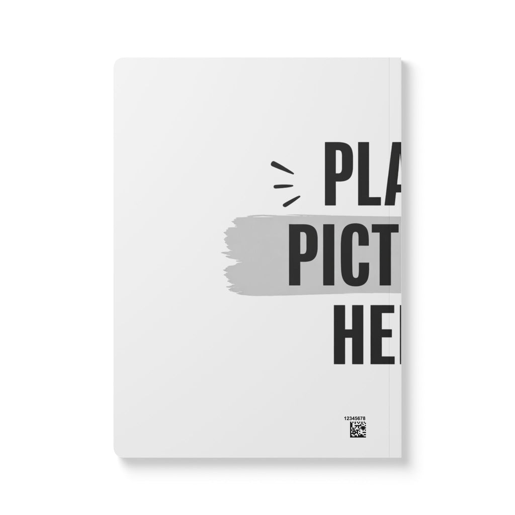 Inspirational Softcover Journal — "Place Picture Here" Minimal Design