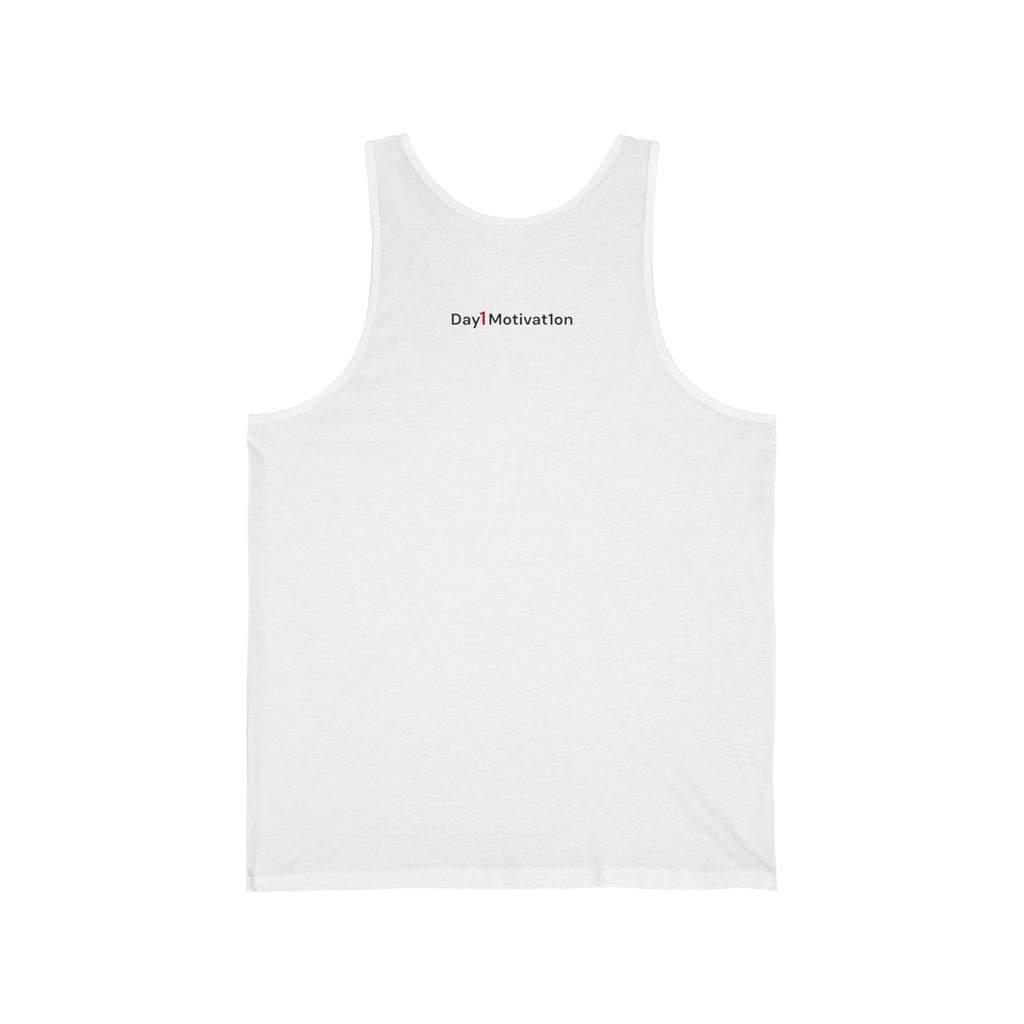 Motivational "One Day One" Tank Top — Minimal Workout & Daily Grind Tee