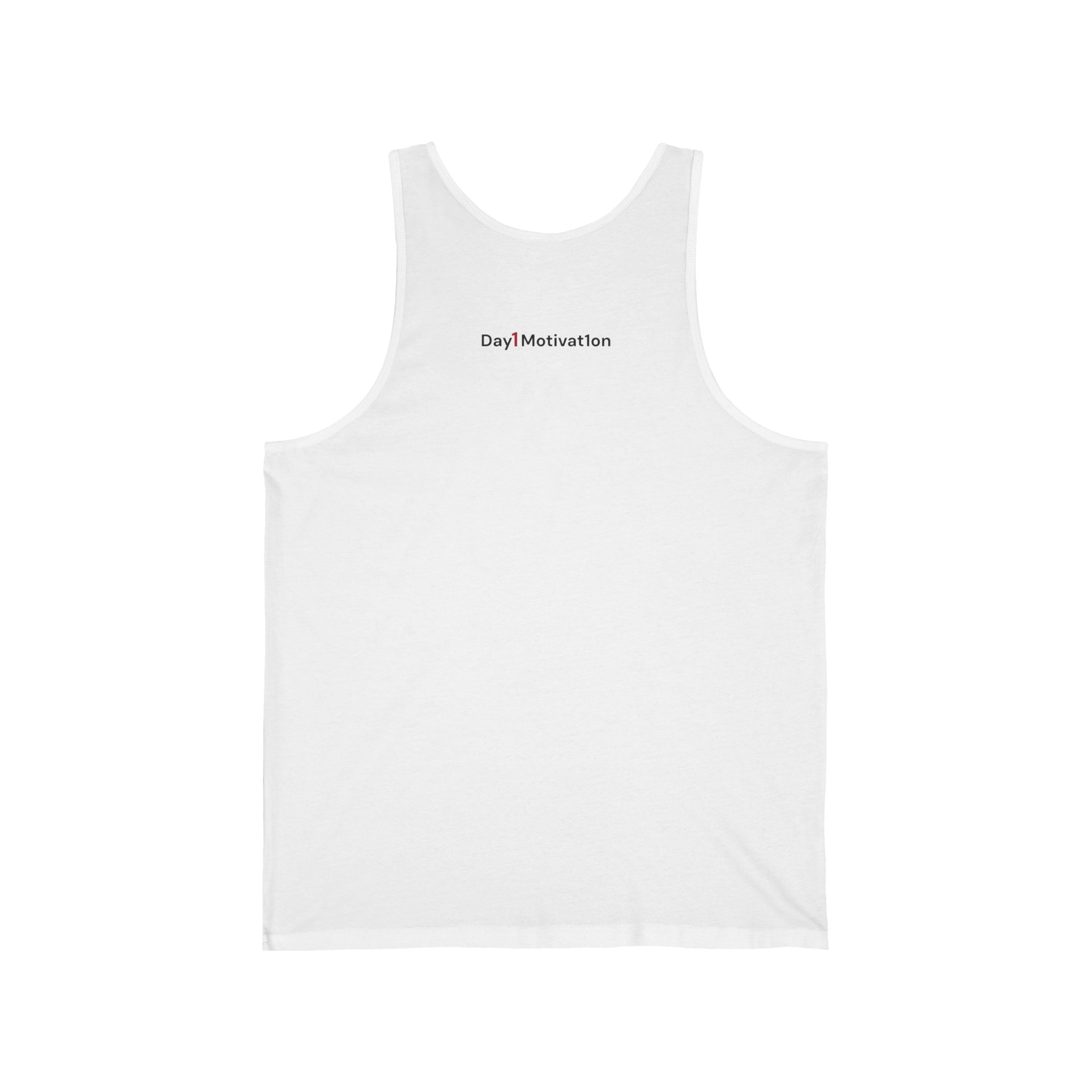 Motivational "One Day One" Tank Top — Minimal Workout & Daily Grind Tee