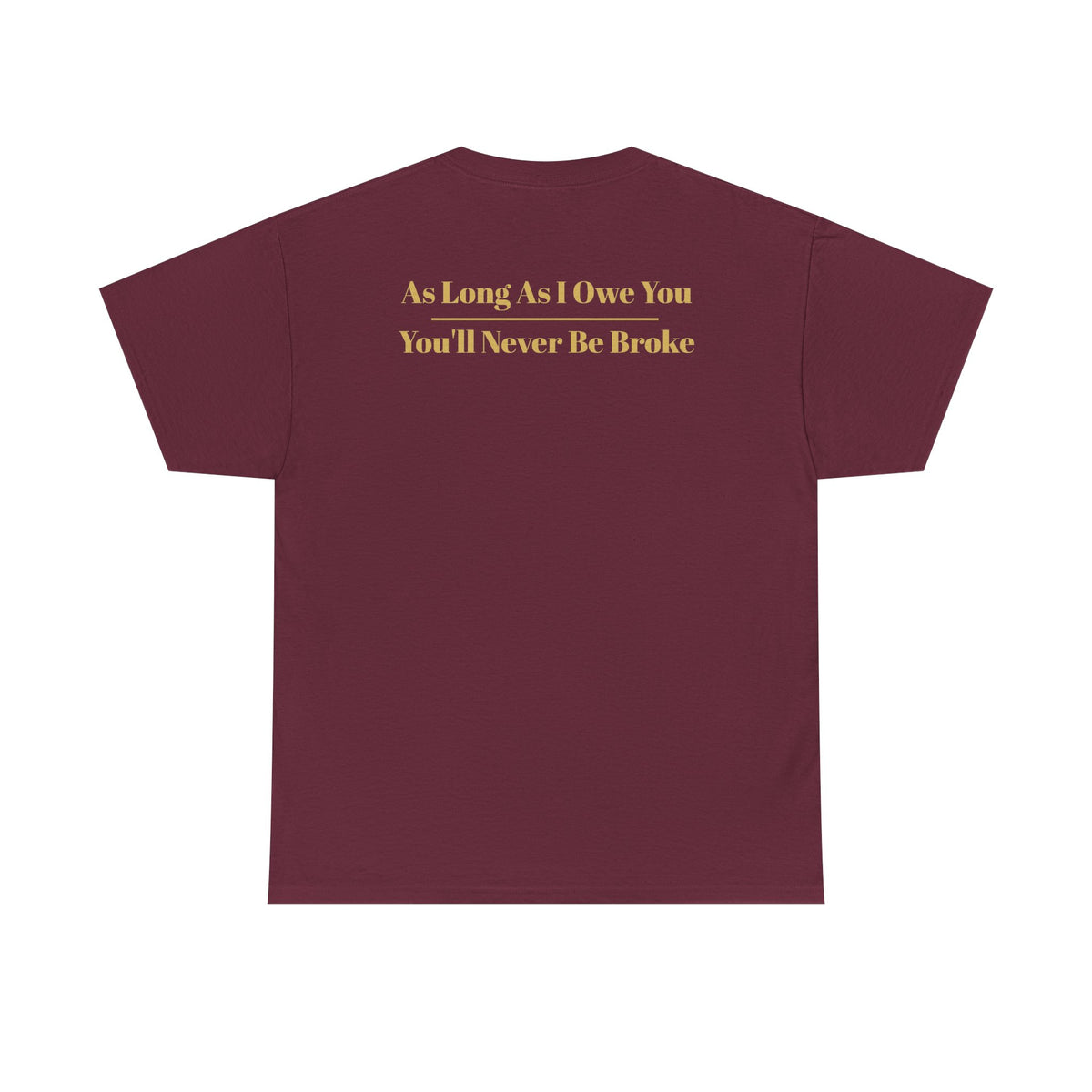 “IOU" Funny Unisex — Graphic Tee