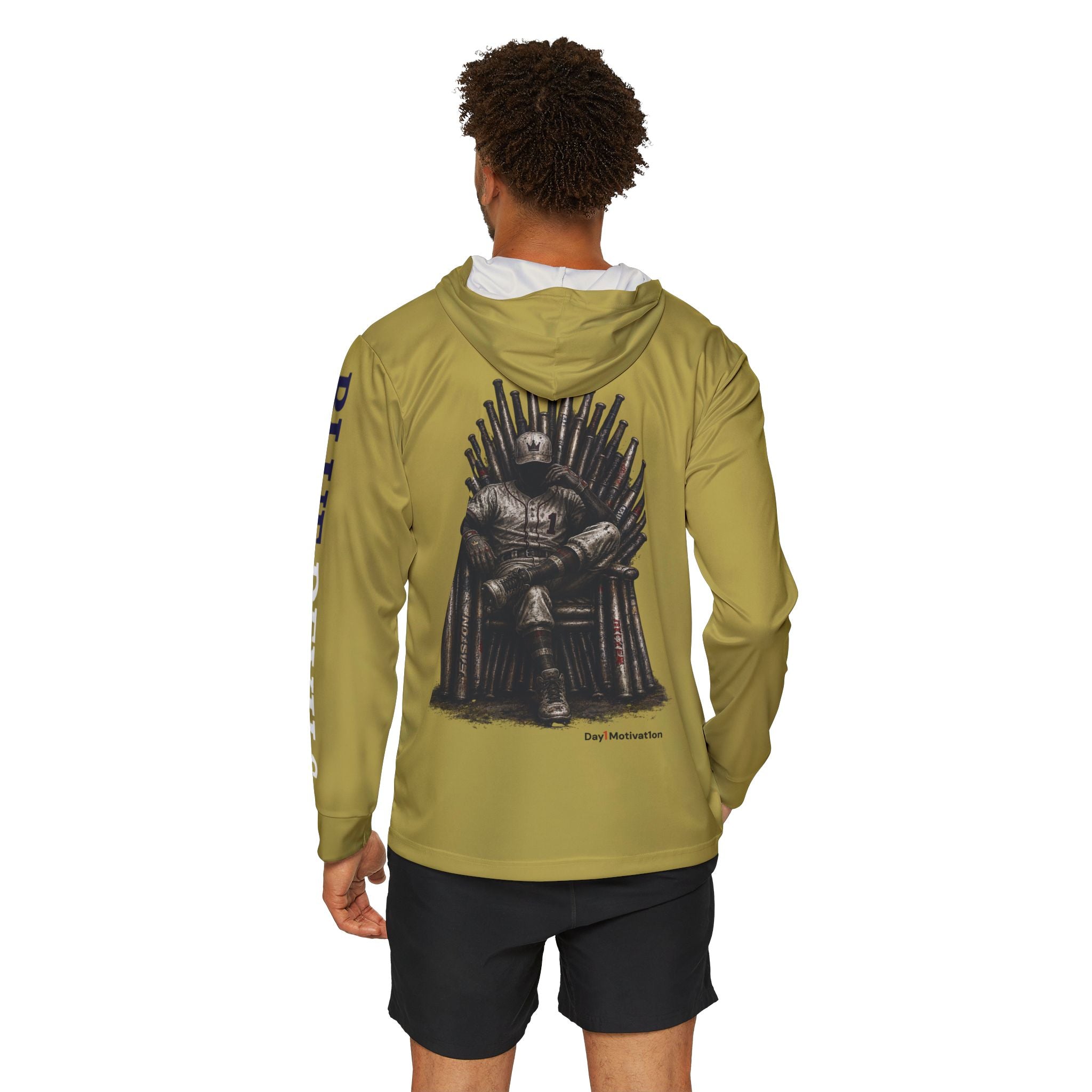 Varina Route 5 Baseball Warmup Hoodie (AOP) - Vegas Gold