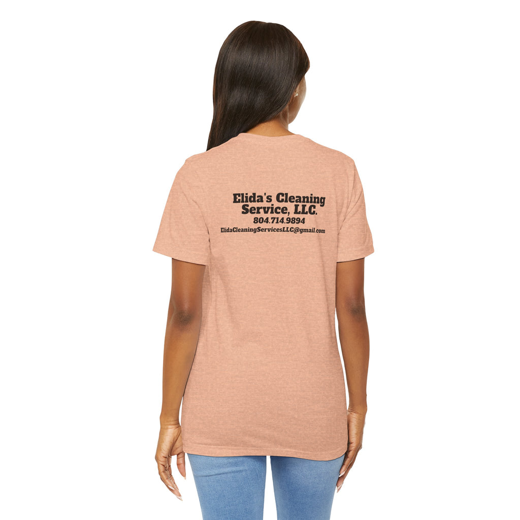 Elida's Cleaning Service Logo Tee — Staff Uniform T-Shirt