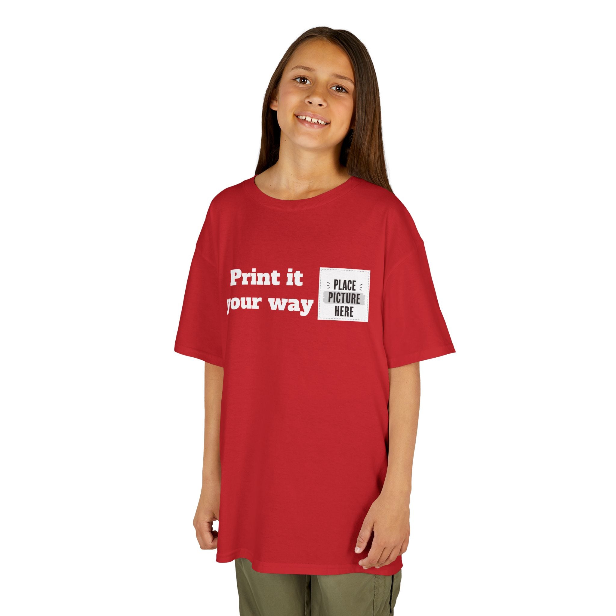 Personalized Tee for Birthdays, Team & School — "Designed by  You" Customizable Kids T-Shirt