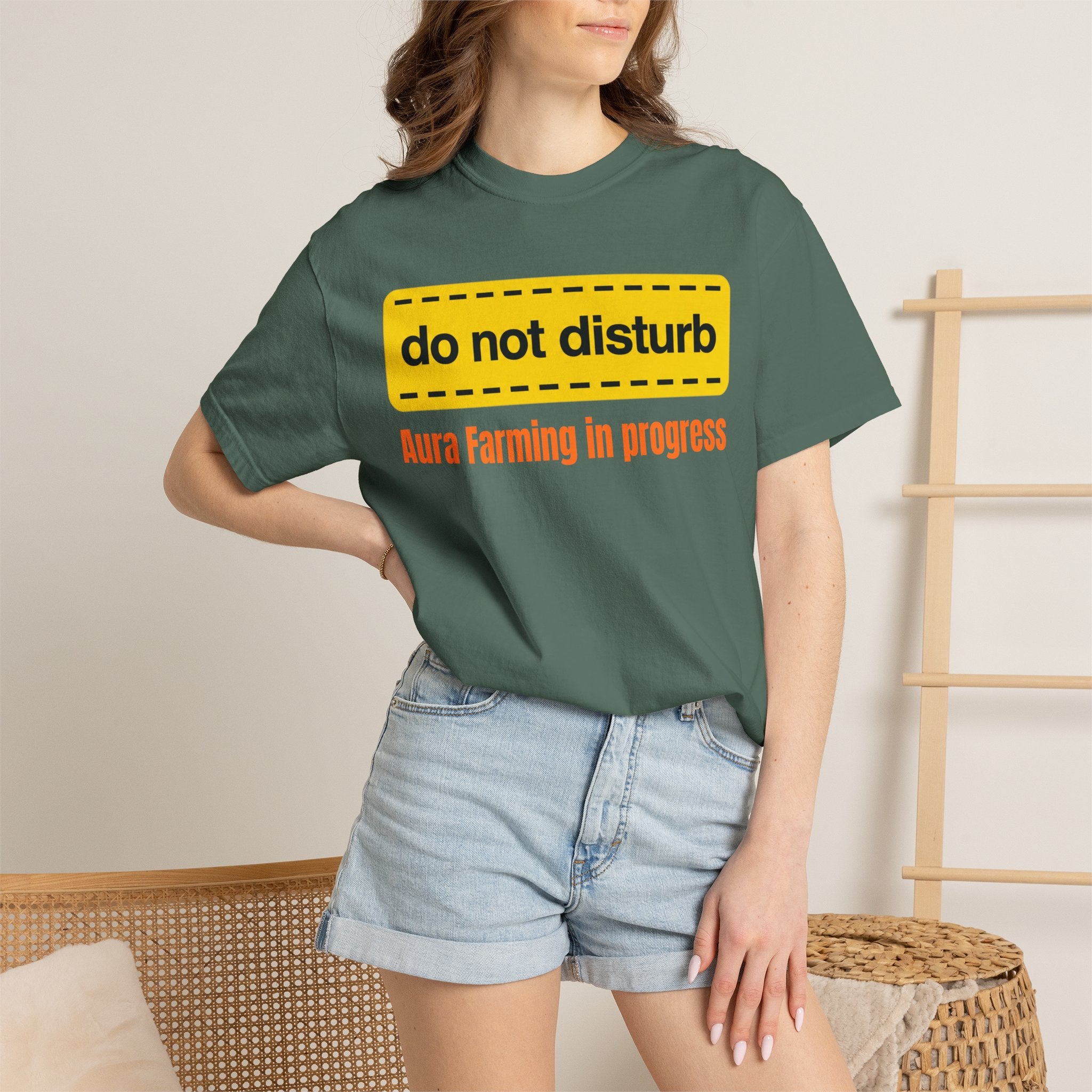 Do Not Disturb T-Shirt  "Aura Farming in Progress" —Funny Spiritual Tee