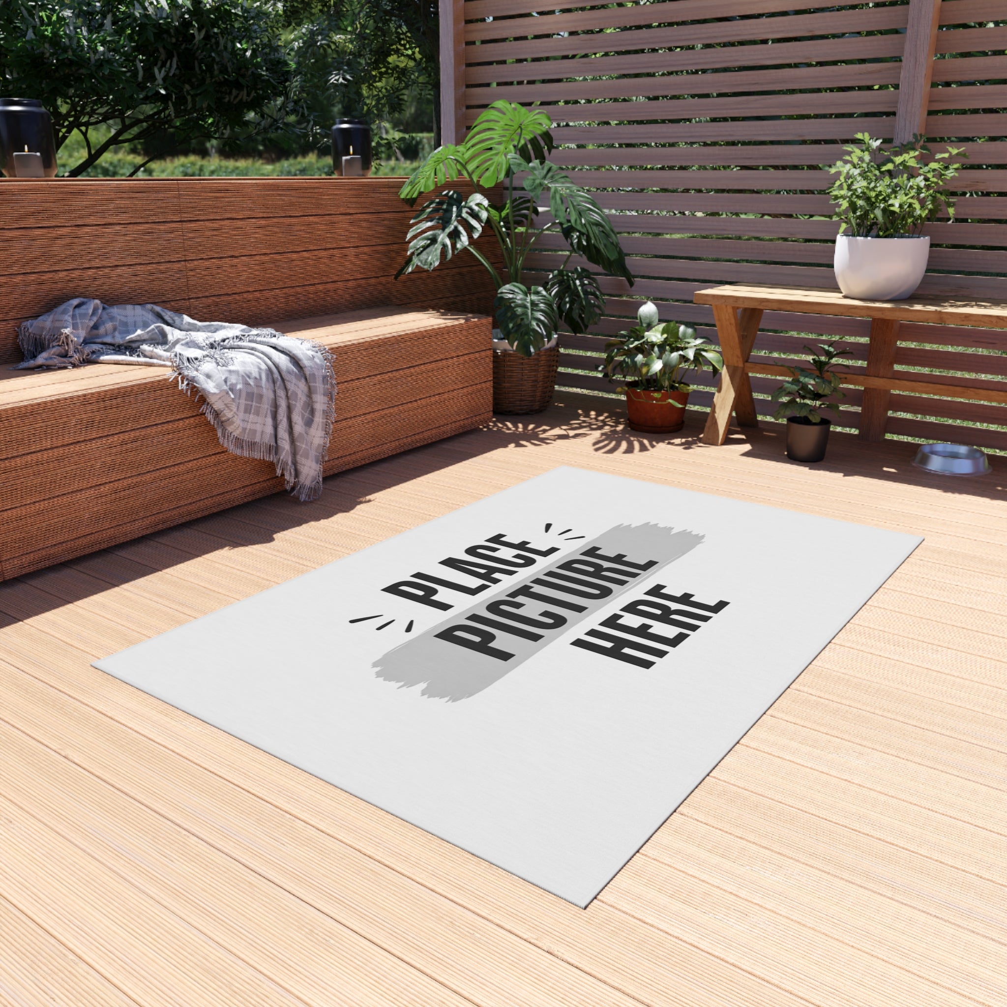 Custom Picture Print Doormat for Patio, Porch & Garden