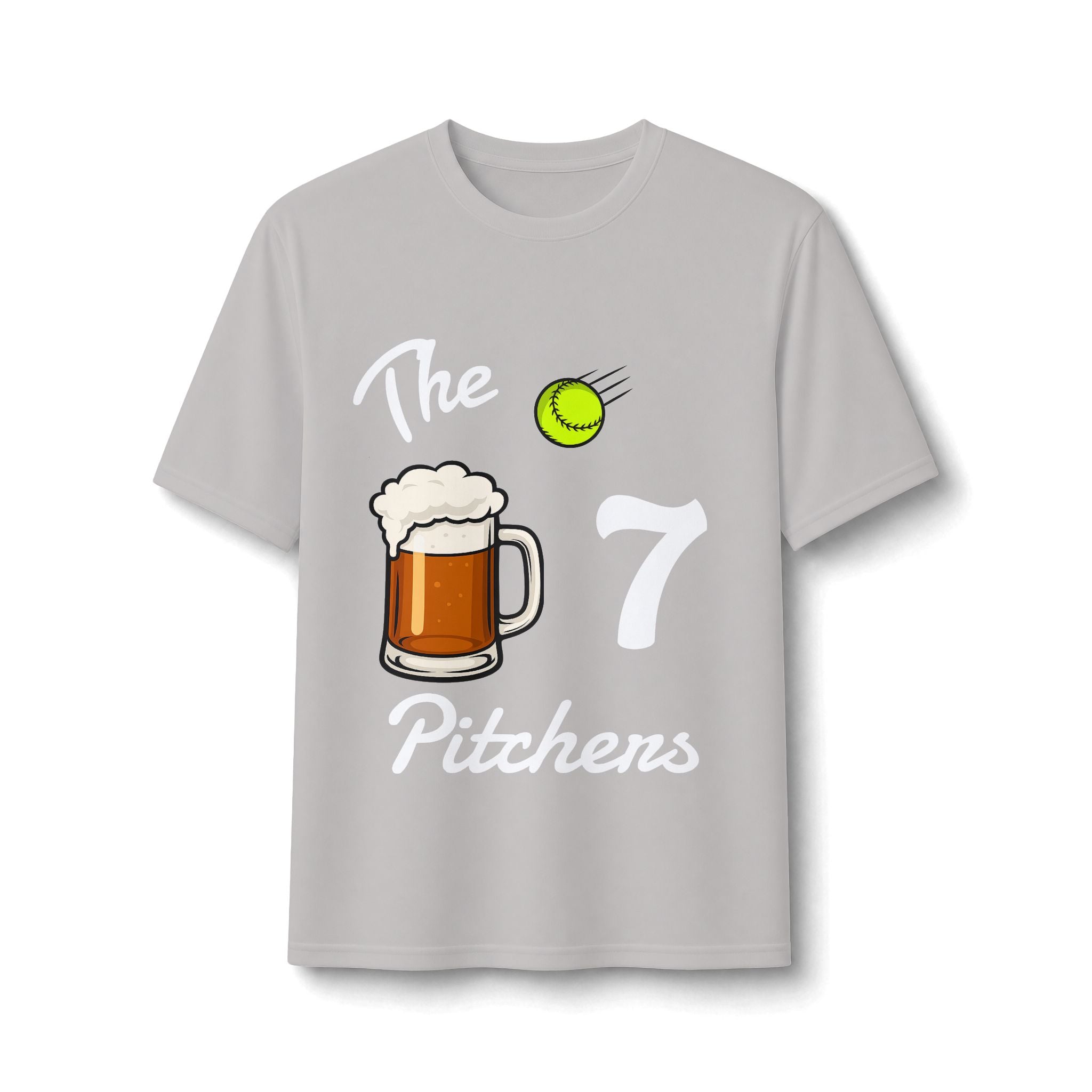 "The Pitchers" Personalized Jersey Shirt — Beer & Baseball Performance Tee