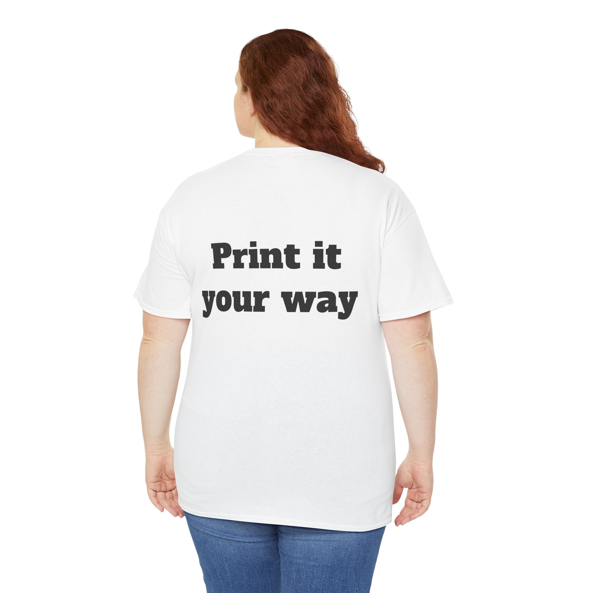 Personalized Graphic Tee for School, Team & Club — "Designed by You" Unisex T-Shirt