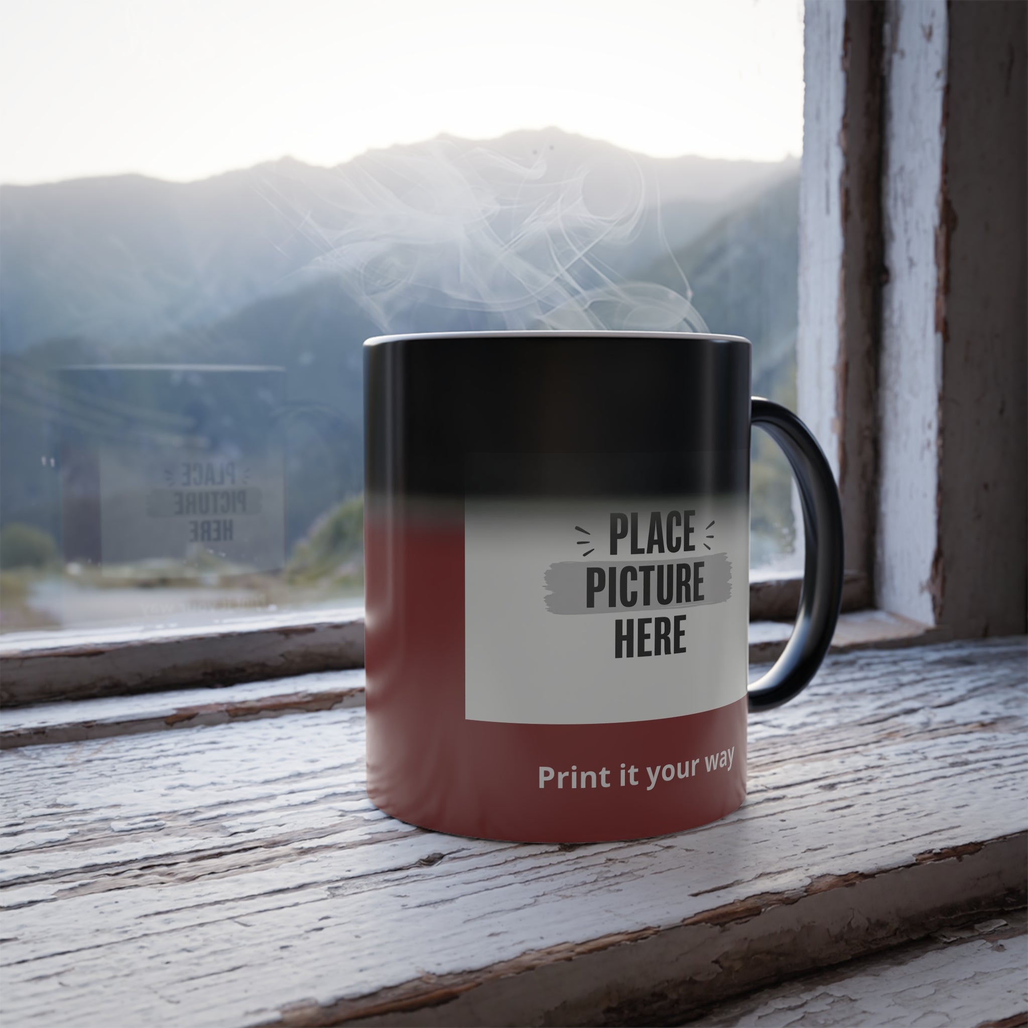 Color-Changing Coffee Mug — Heat Reveal Design (11 oz)