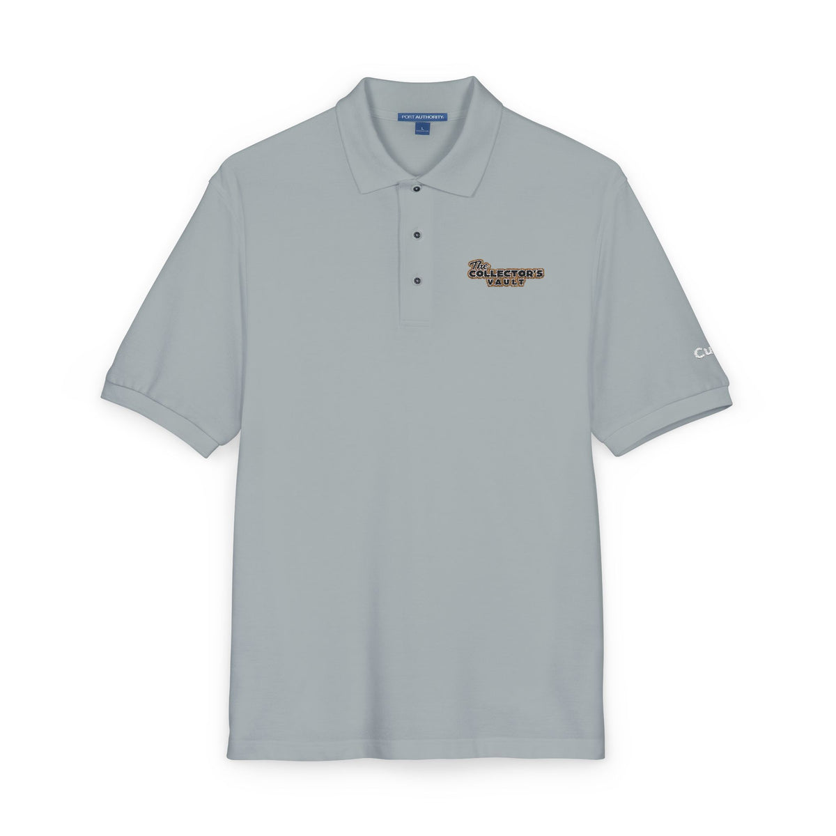 Collector's Vault Embroidered Work Polo — Relaxed Unisex Pique Shirt