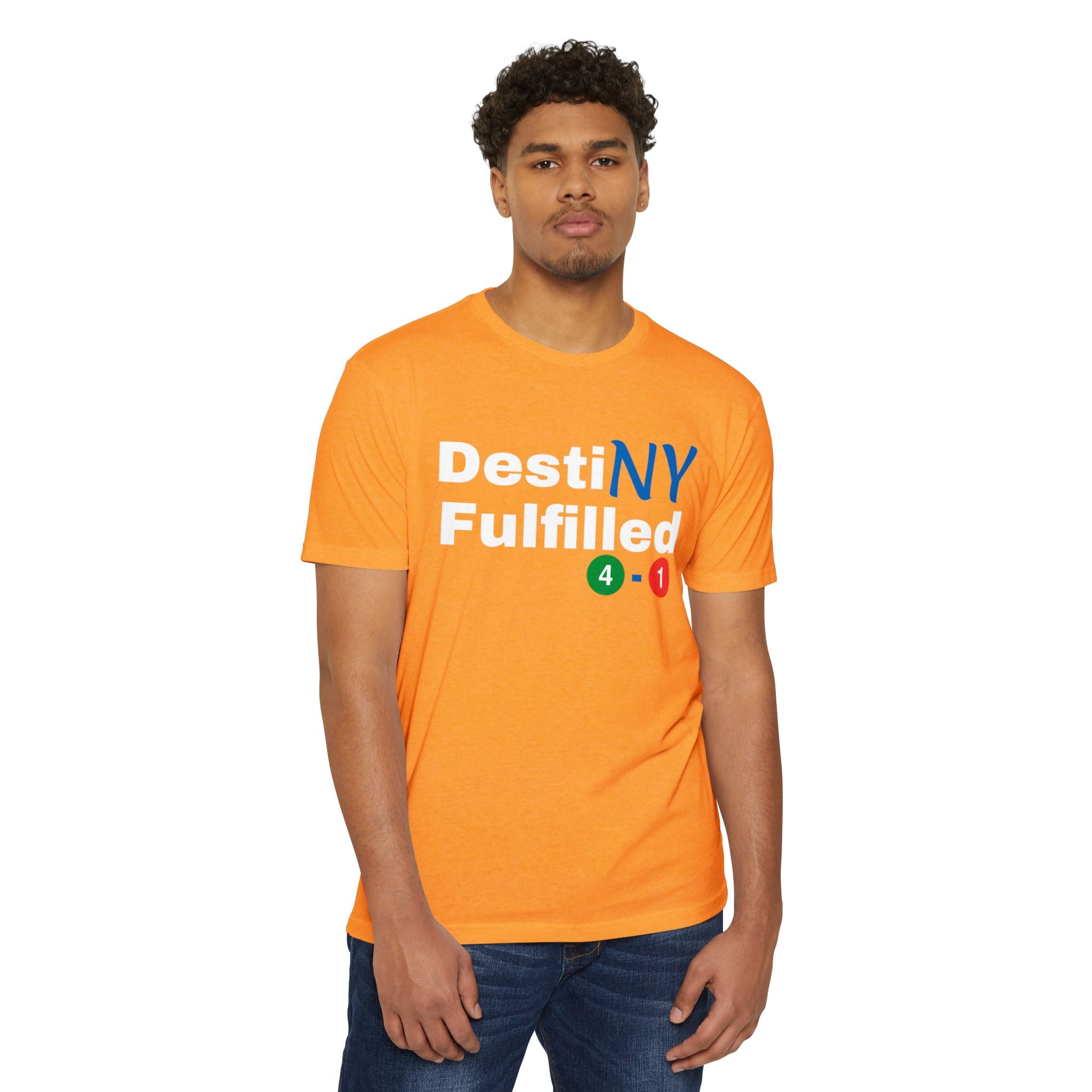 "DestiNY Fulfilled" Unisex Tee — 53 Years in the Making (New York Championship)