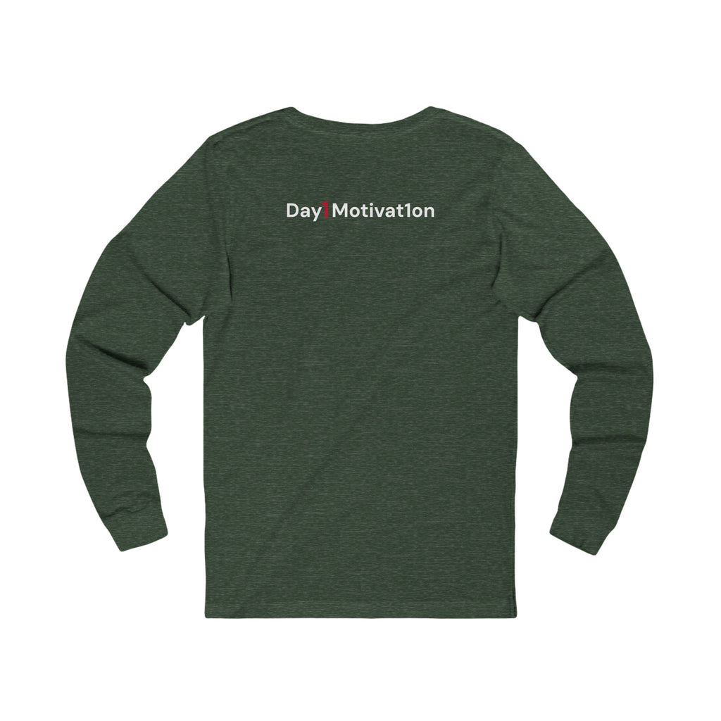 "I'm What Goals Looks Like" Long Sleeve Tee — Motivational Fitness Shirt