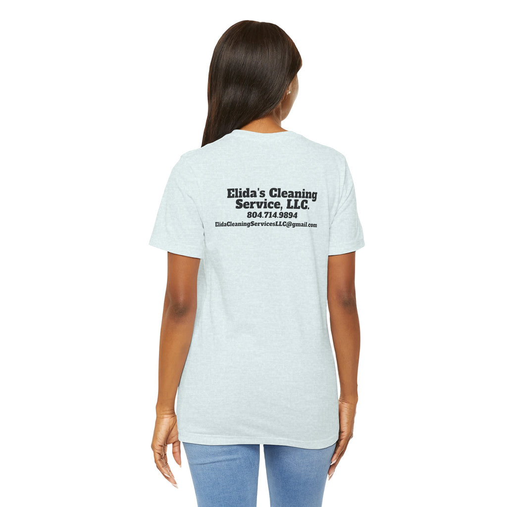 Elida's Cleaning Service Logo Tee — Staff Uniform T-Shirt
