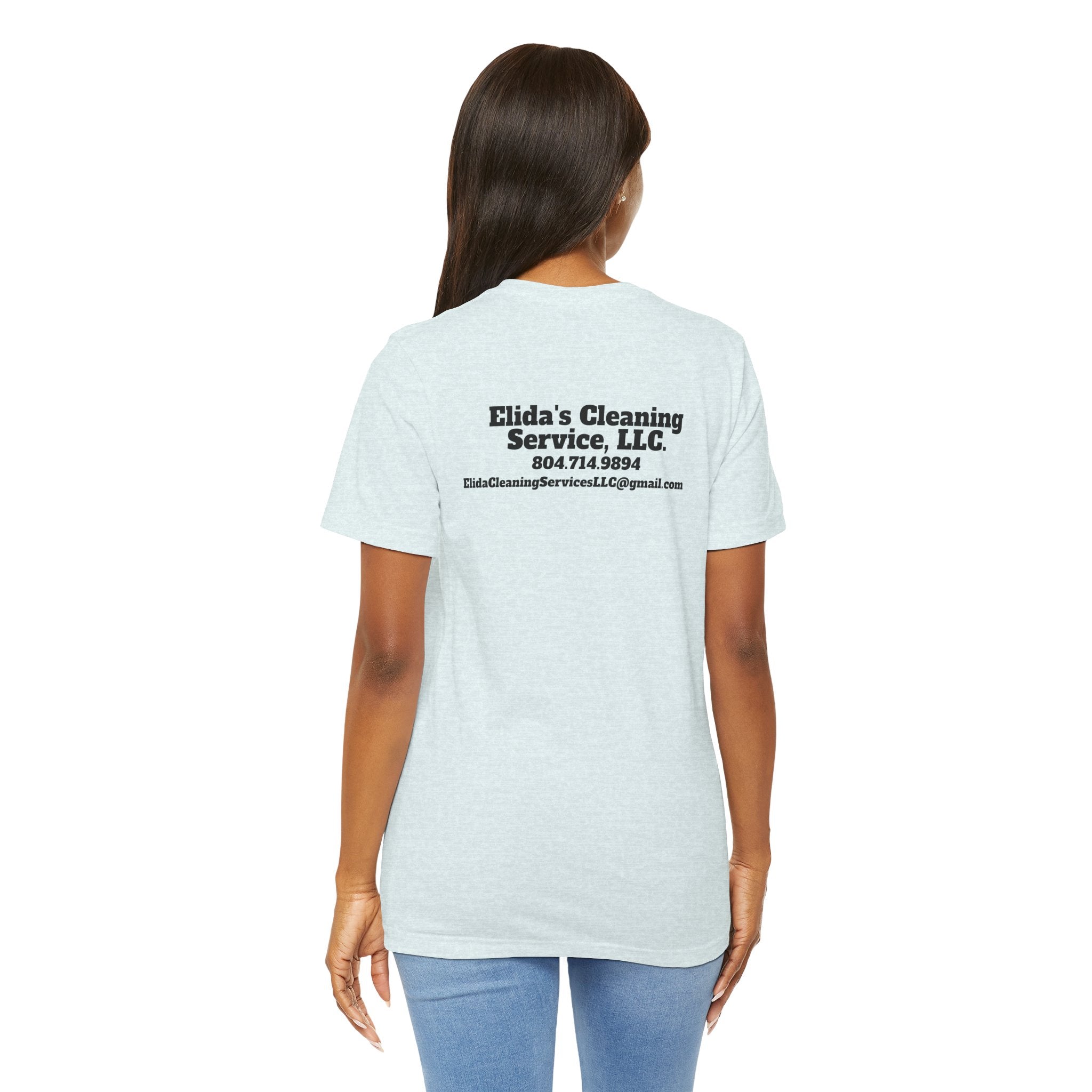Elida's Cleaning Service Logo Tee — Staff Uniform T-Shirt