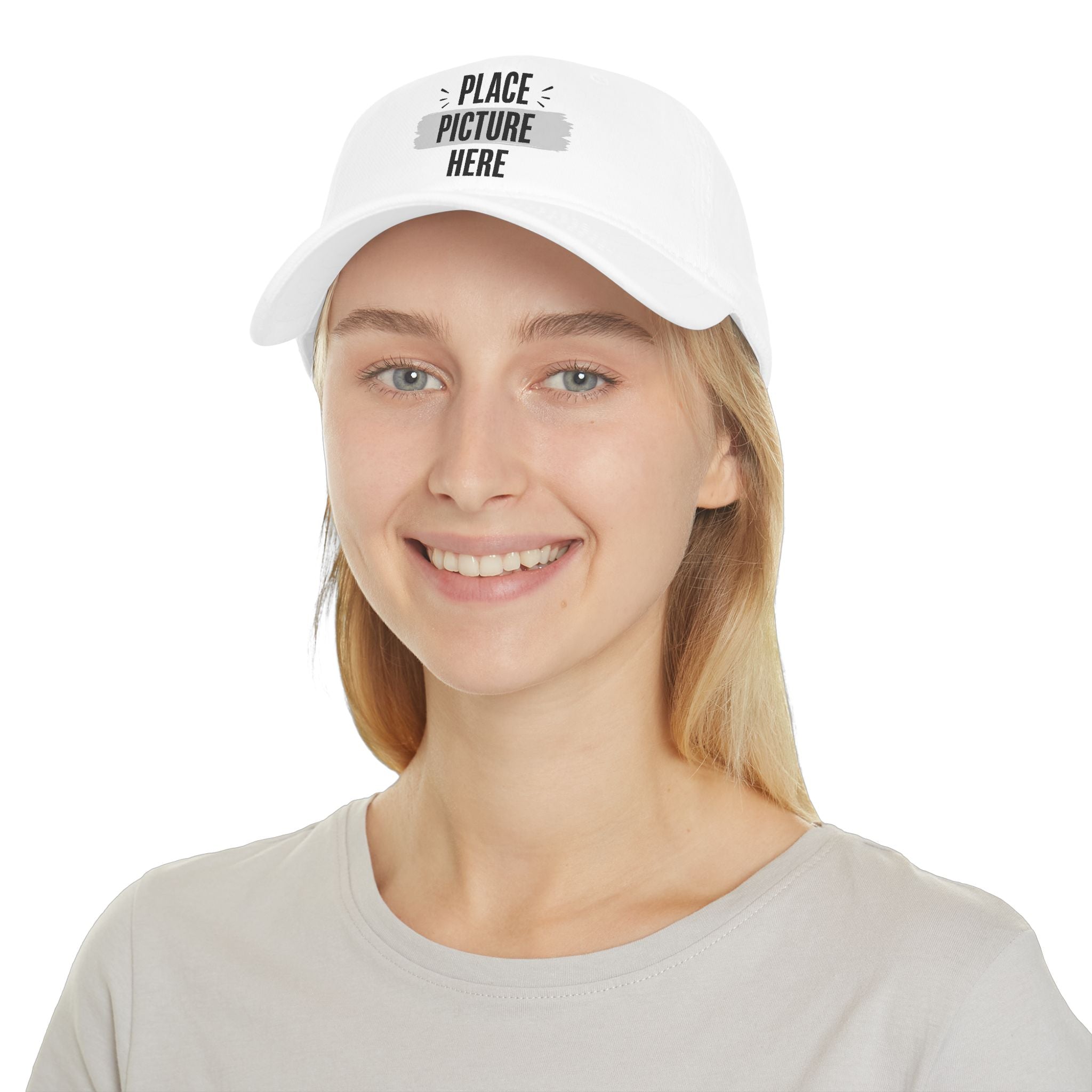 Custom Embroidered Baseball Cap(image)  — "Designed by You" Low-Profile Hat