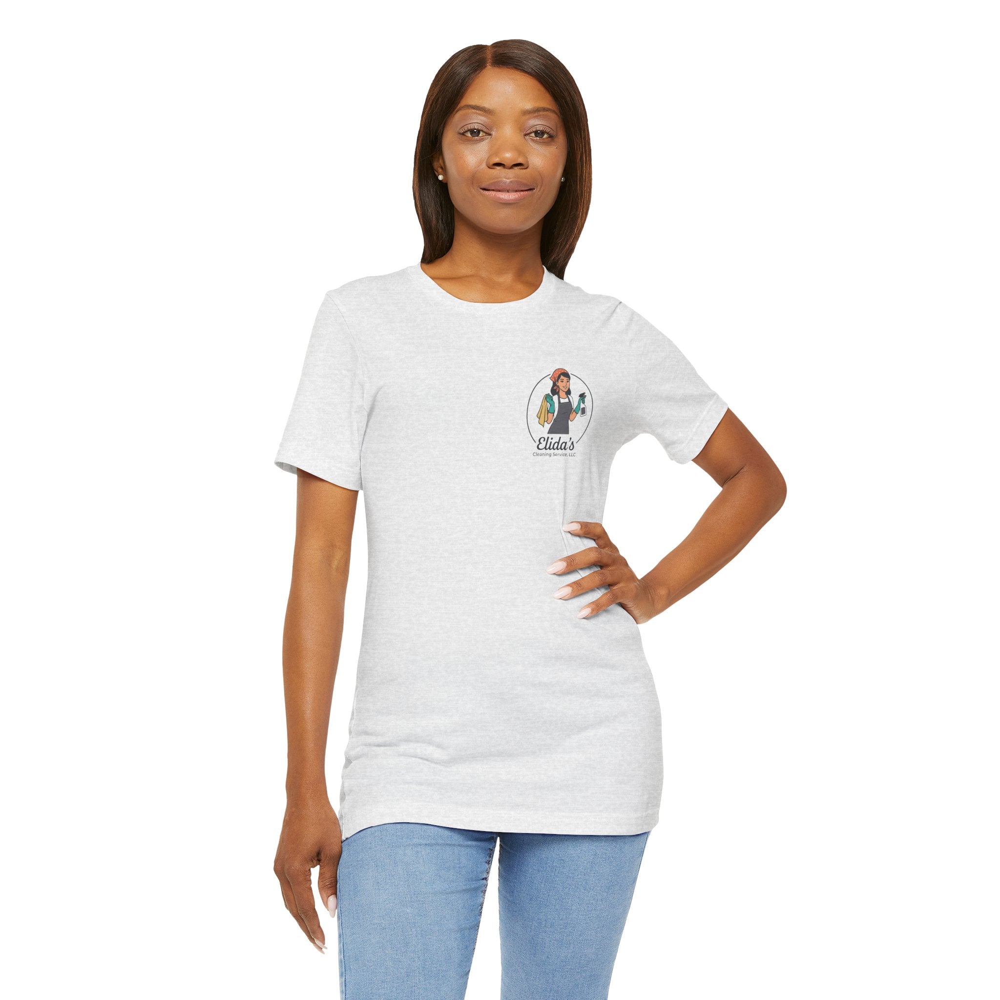Elida's Cleaning Service Logo Tee — Staff Uniform T-Shirt