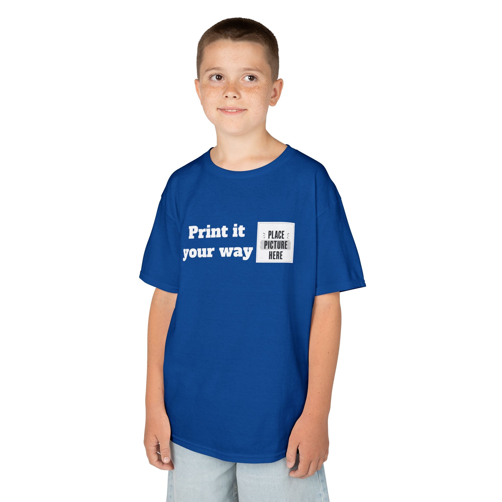 Personalized Tee for Birthdays, Team & School — "Designed by  You" Customizable Kids T-Shirt