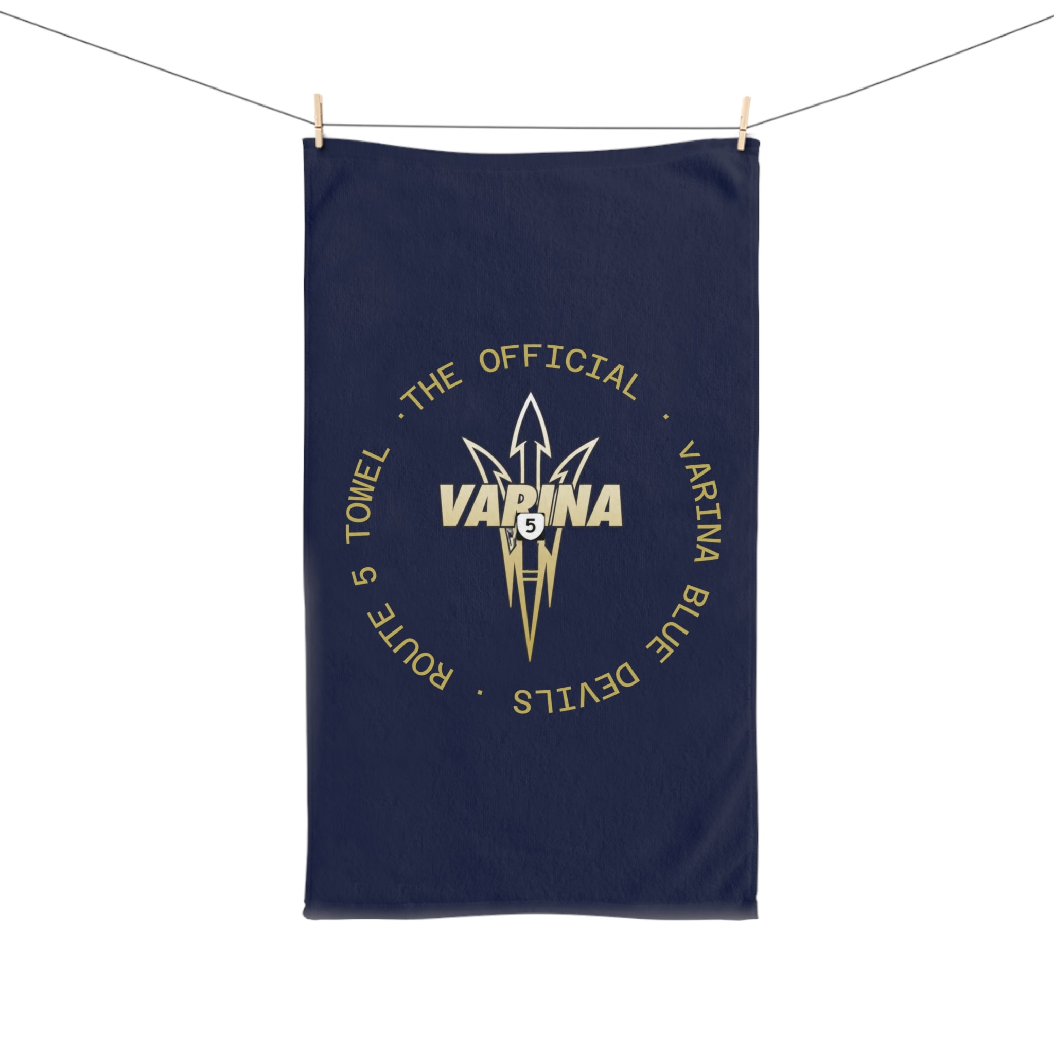The OFFICIAL Varina Blue Devils Route 5 Towel