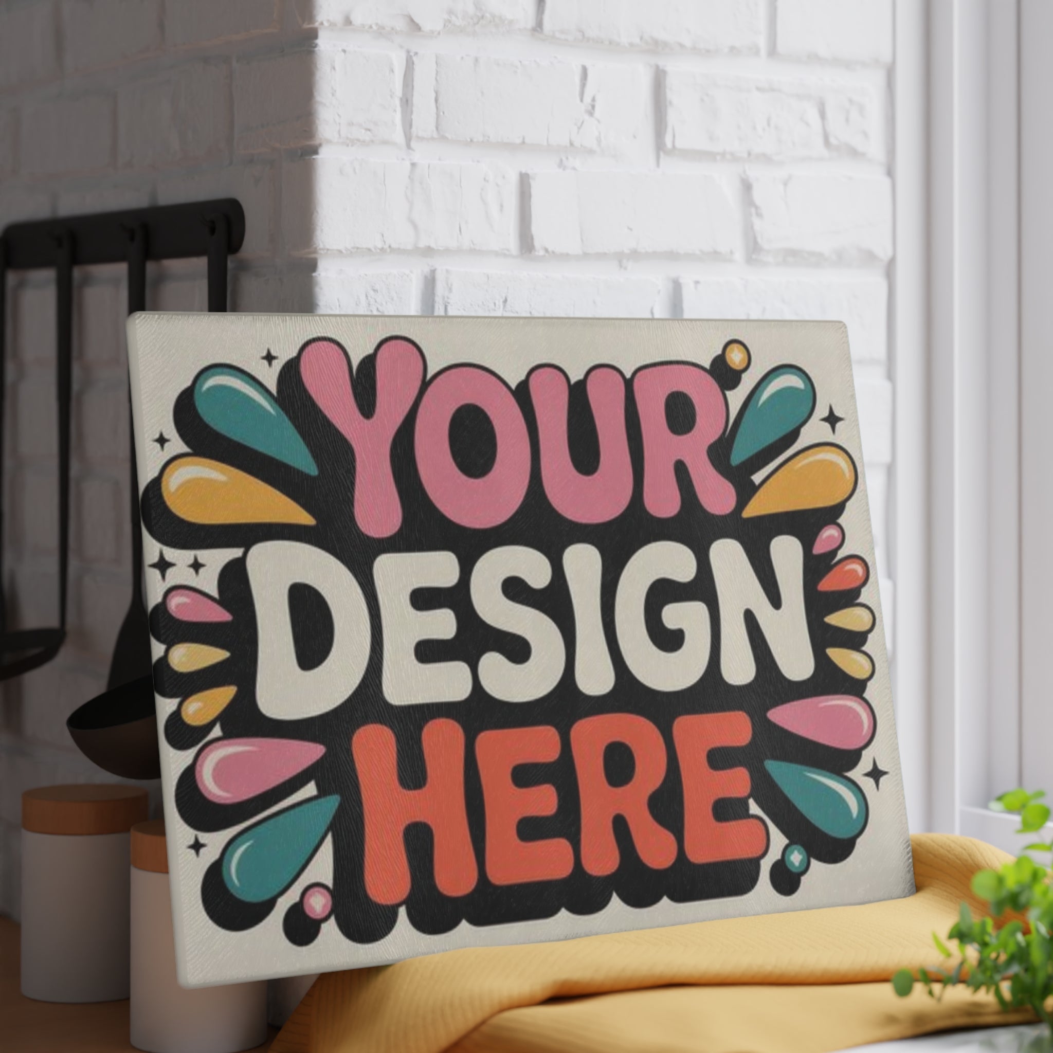 Custom Decorative Glass Cutting Board