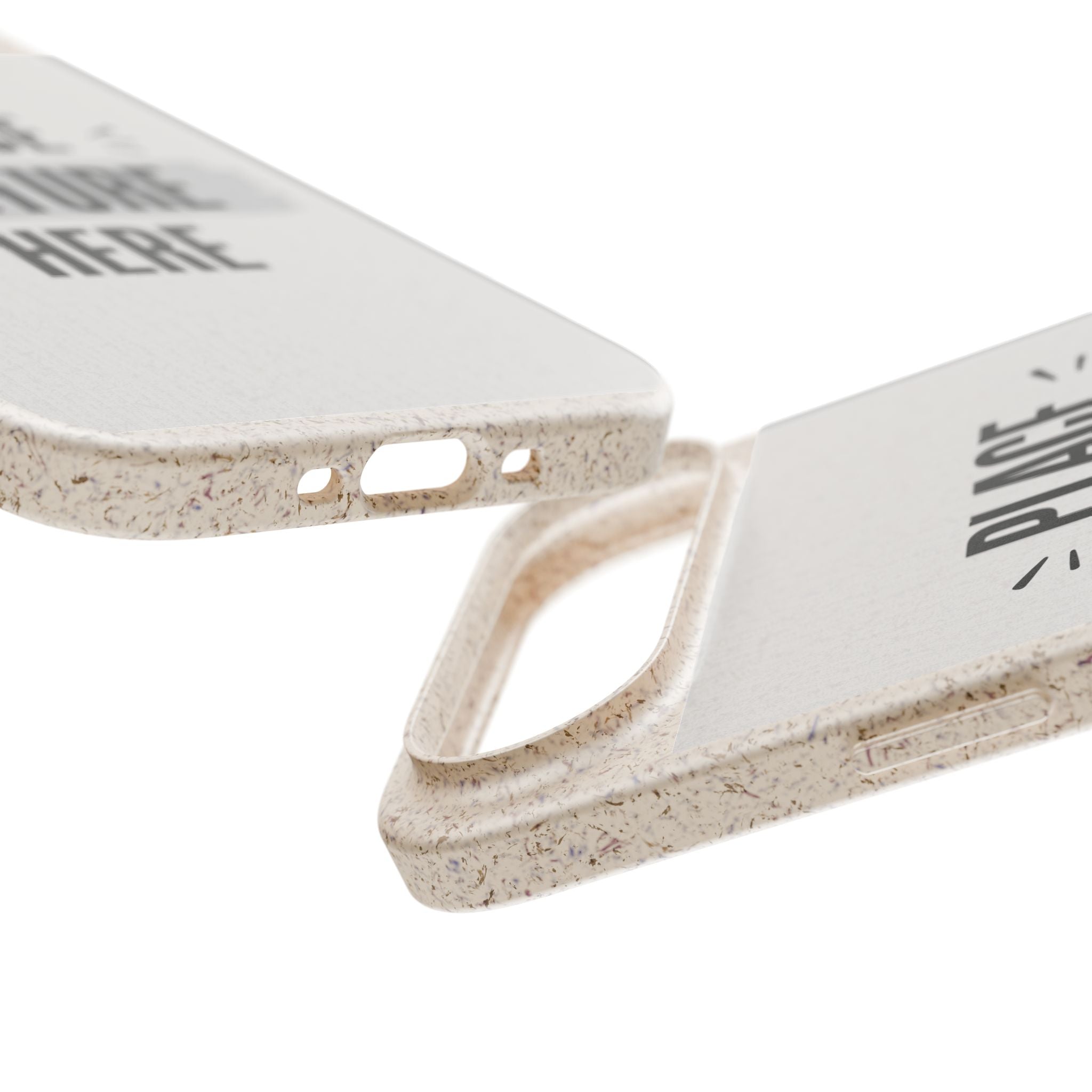 Biodegradable Phone Case — Eco-Friendly Customizable "Place Picture Here" Design