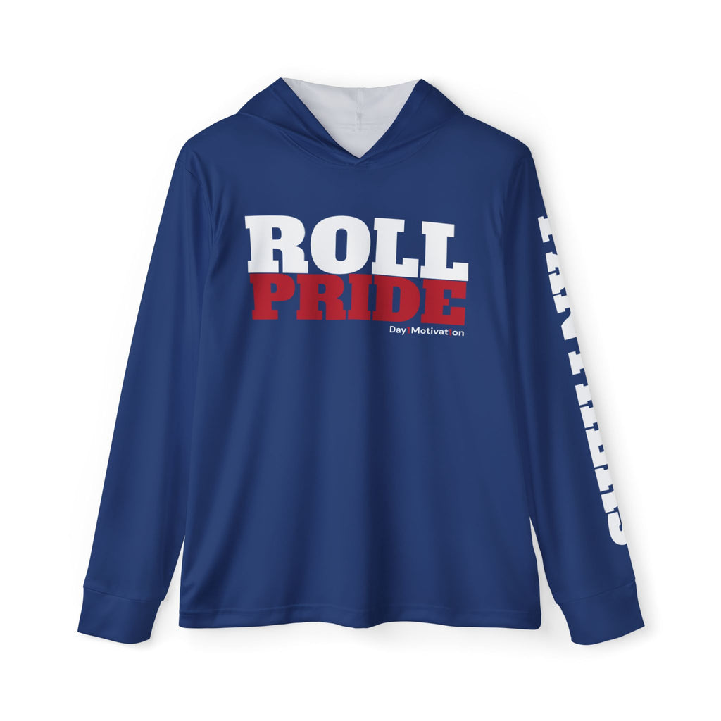 Panther Pride Football Warmup Hoodie (AOP) - Royal