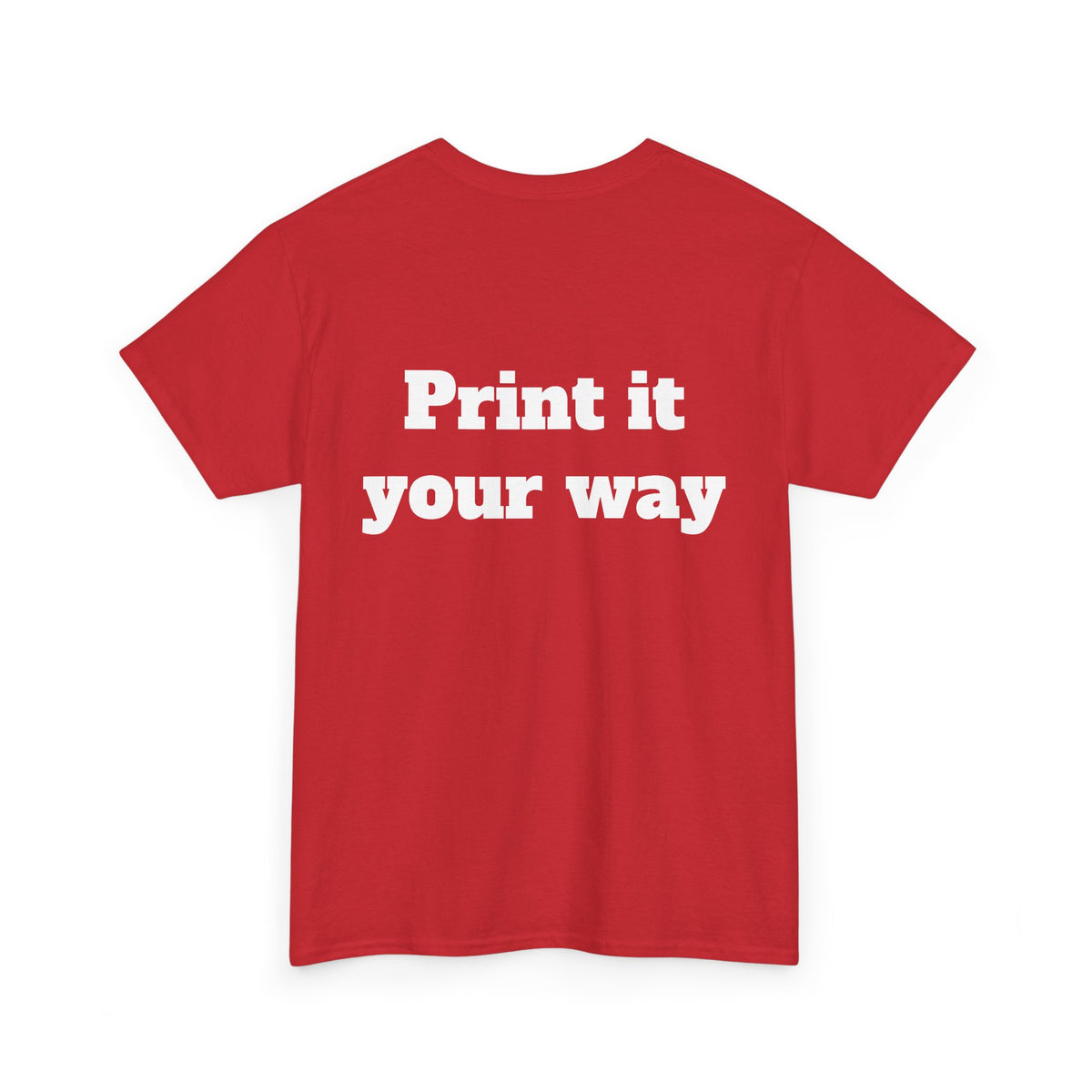 Personalized Graphic Tee for School, Team & Club — "Designed by You" Unisex T-Shirt